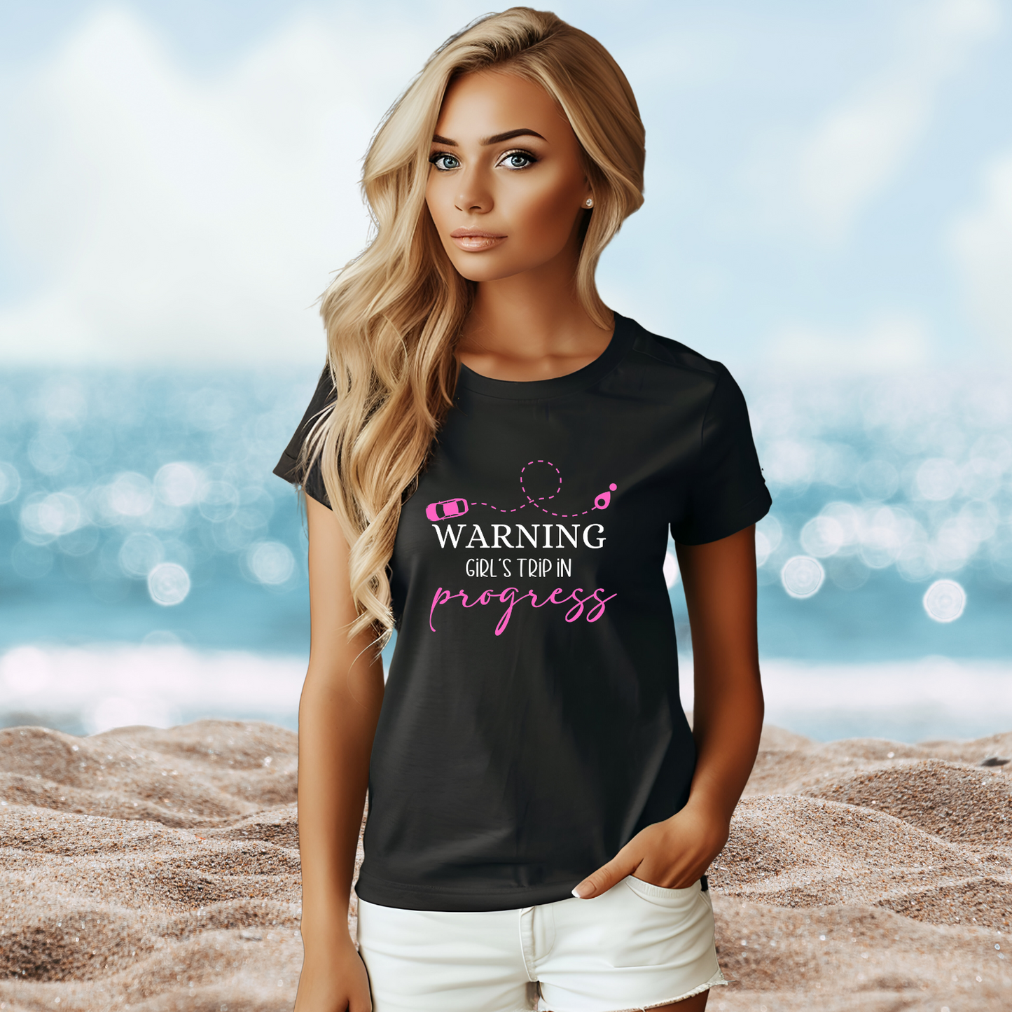 Warning Girls Trip in Progress T-Shirt