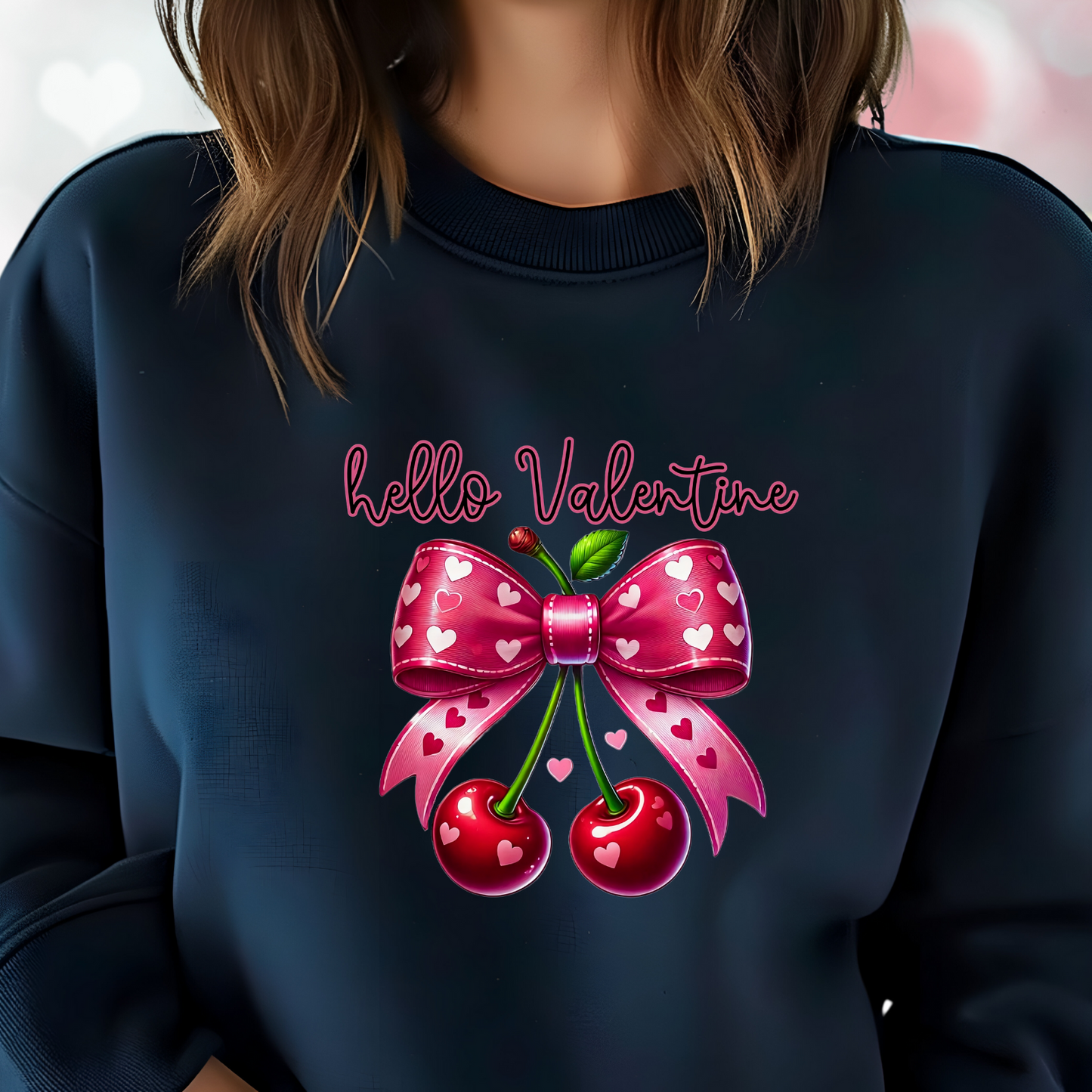 Hello Valentine Crewneck Sweatshirt