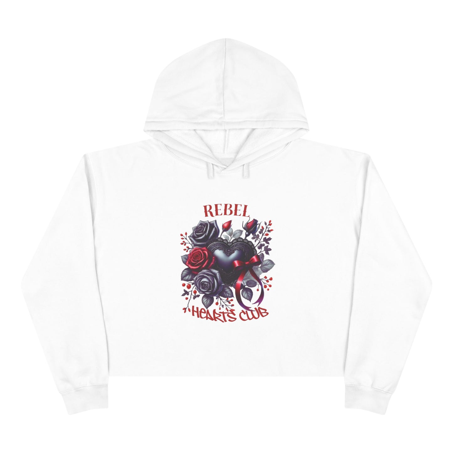 Rebel Hearts Club Crop Hoodie