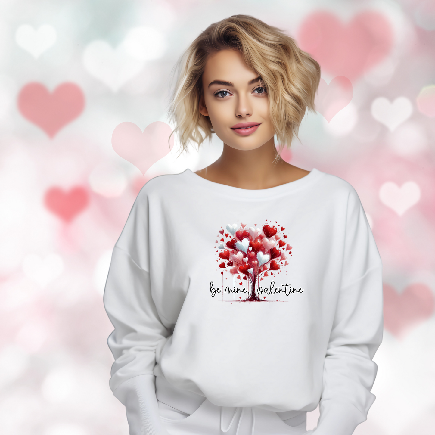 Be Mine, Valentine Crewneck Sweatshirt