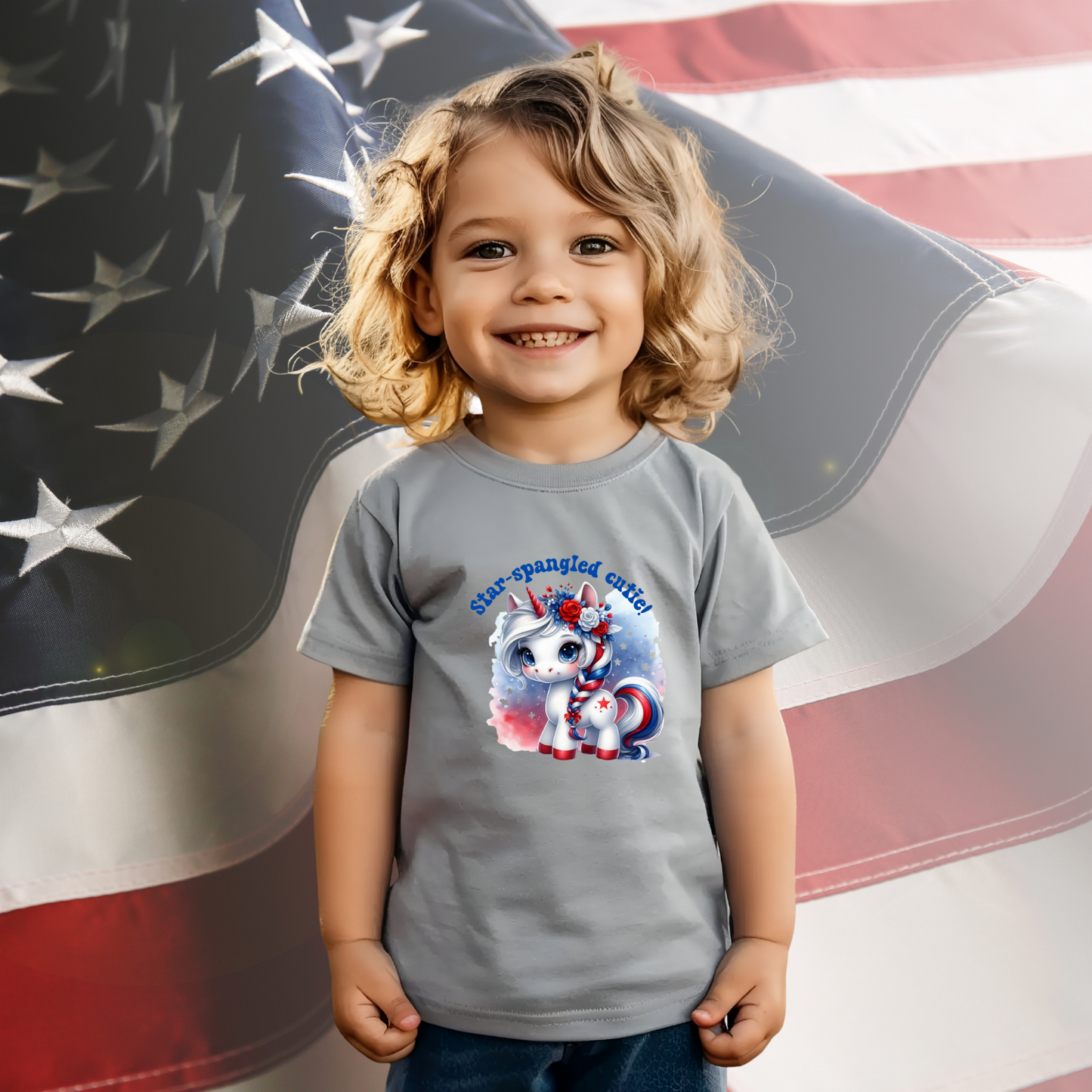 Star-Spangled Cutie Toddler T-Shirt