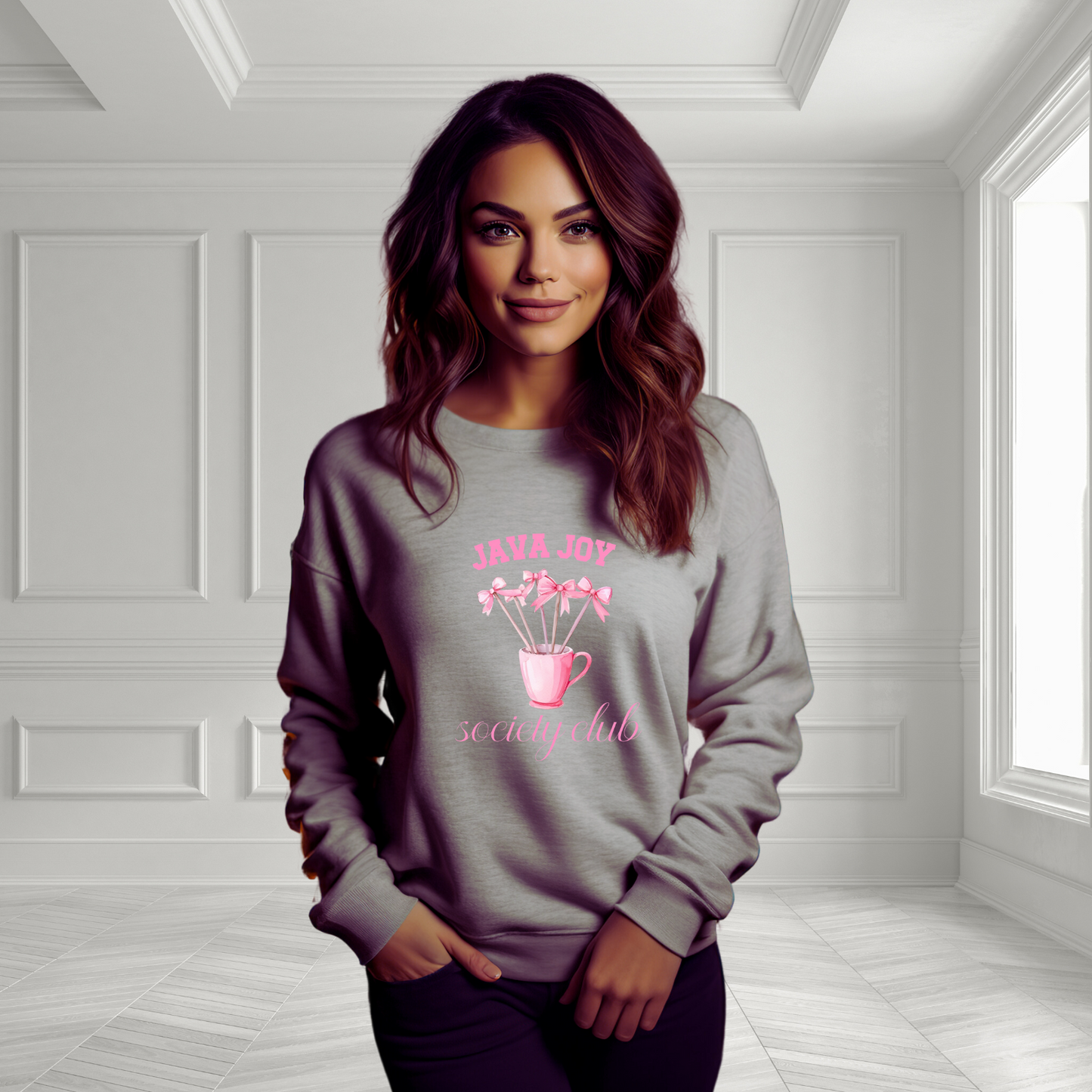 Java Joy Society Club Crewneck Sweatshirt