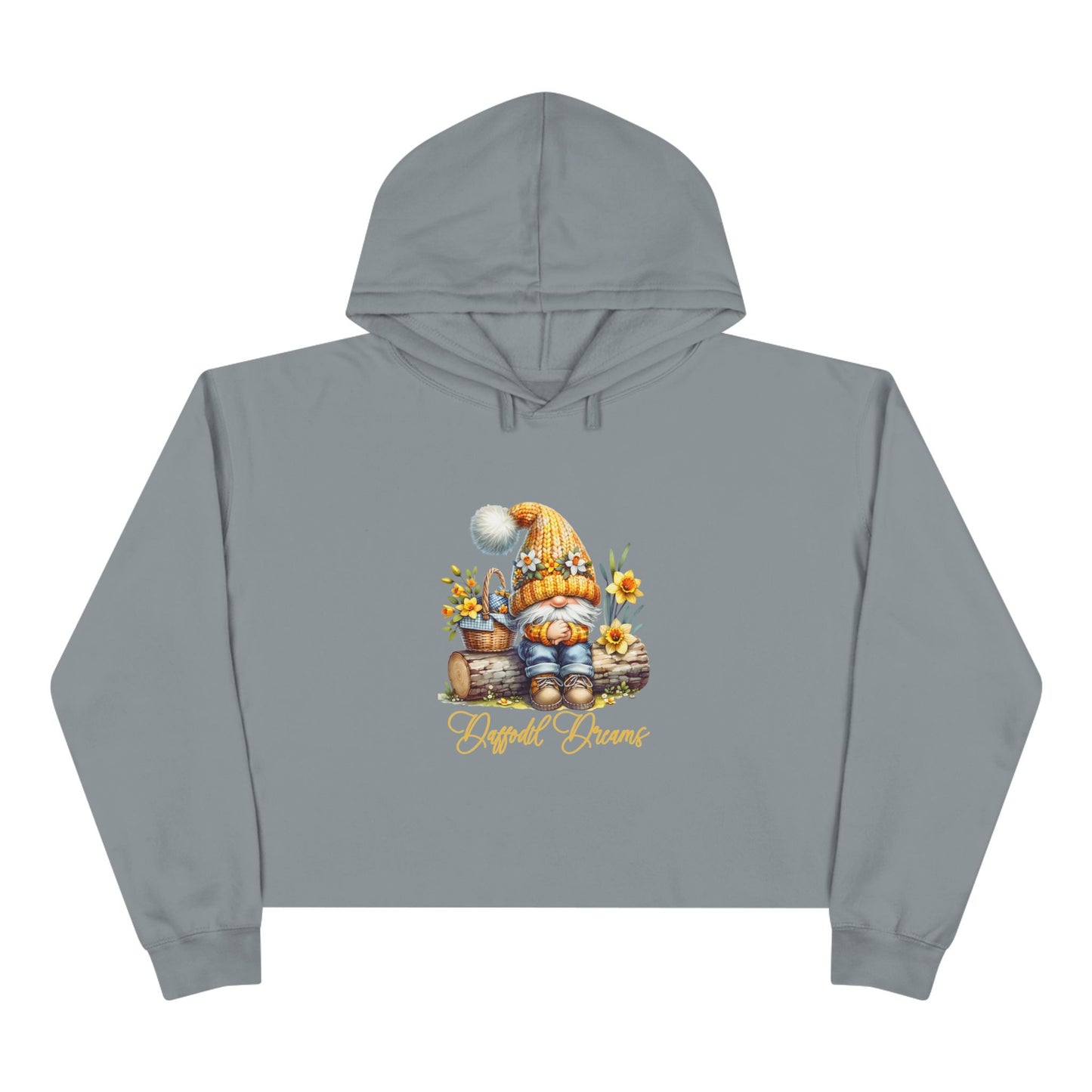 Daffodil Dreams Crop Hoodie