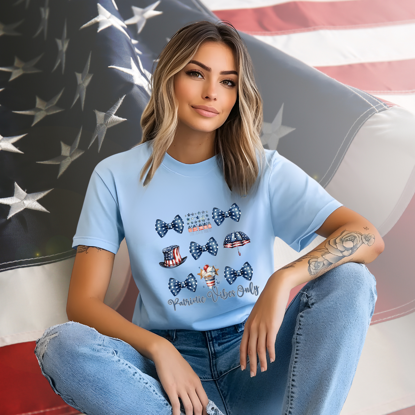 Patriotic Vibes Only T-Shirt
