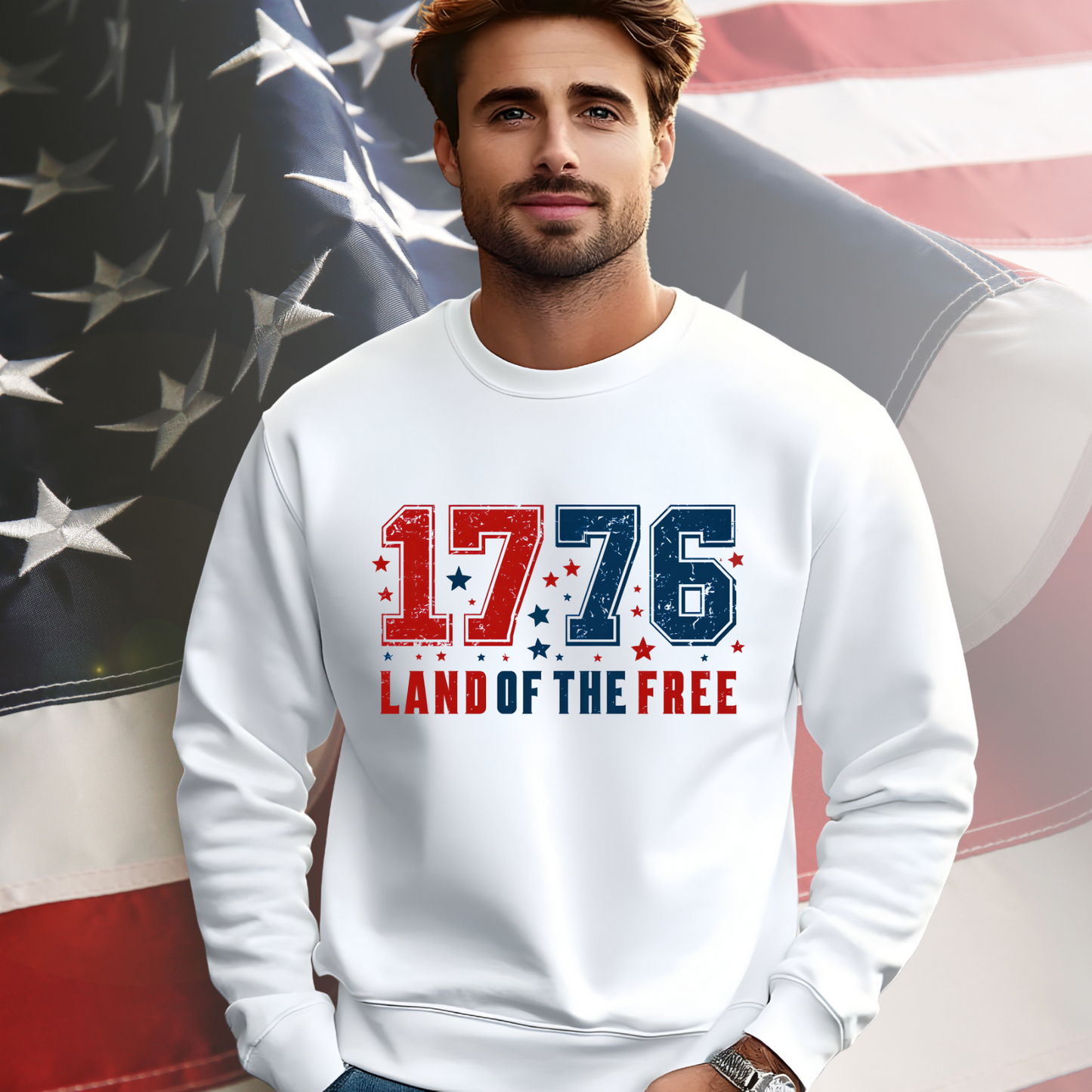 Land of the Free Crewneck Sweatshirt