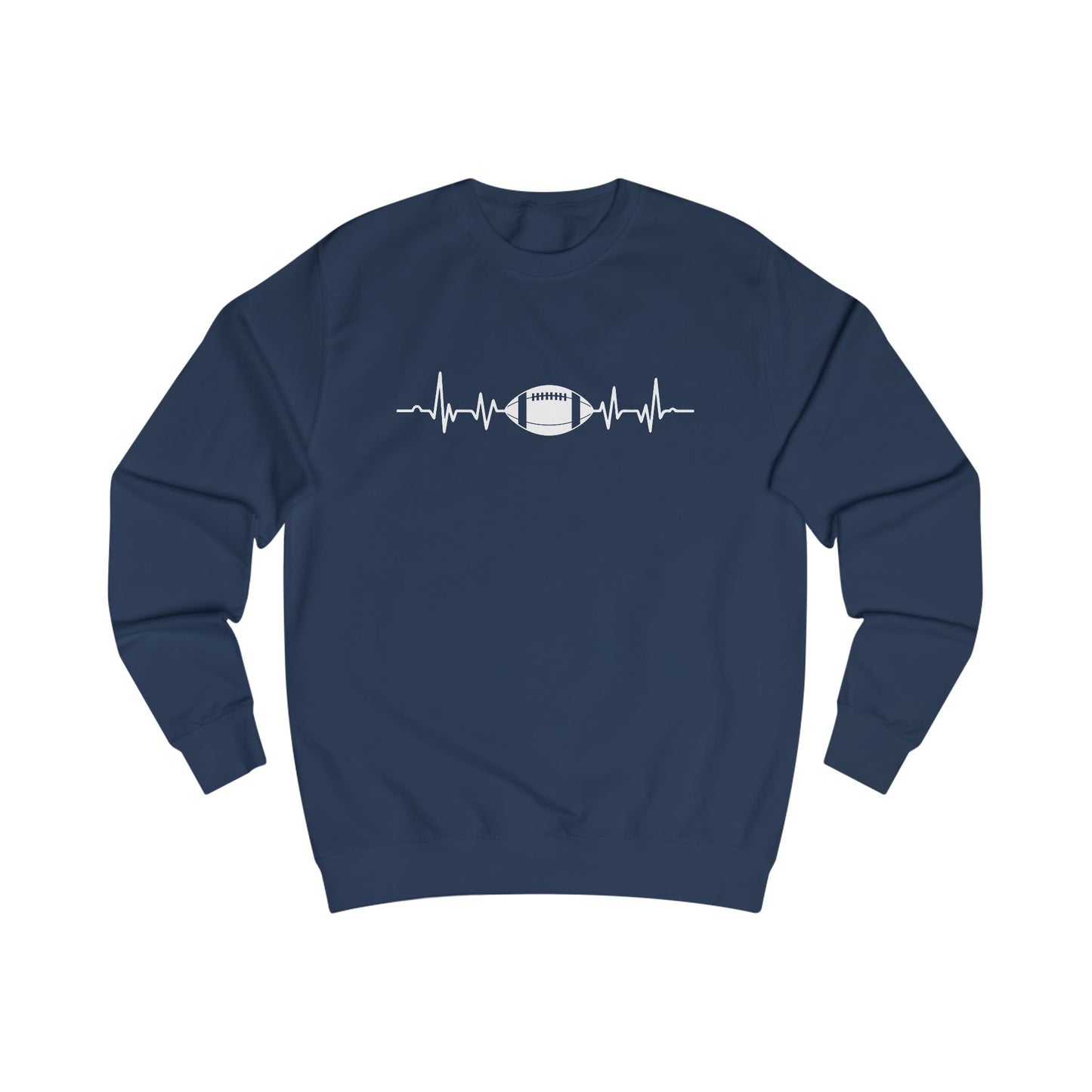 Football Heartbeat Crewneck Sweatshirt