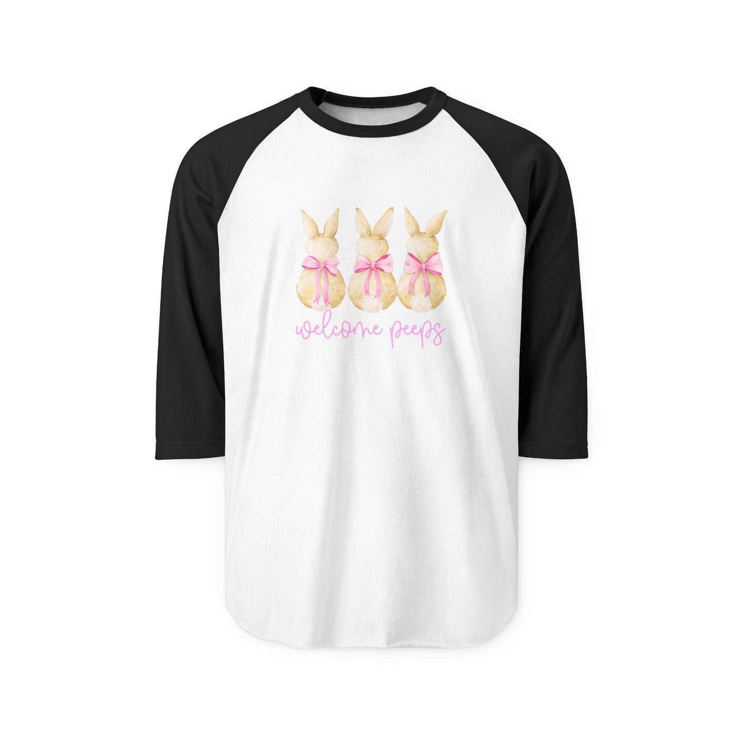 Welcome Peeps Baseball Tee