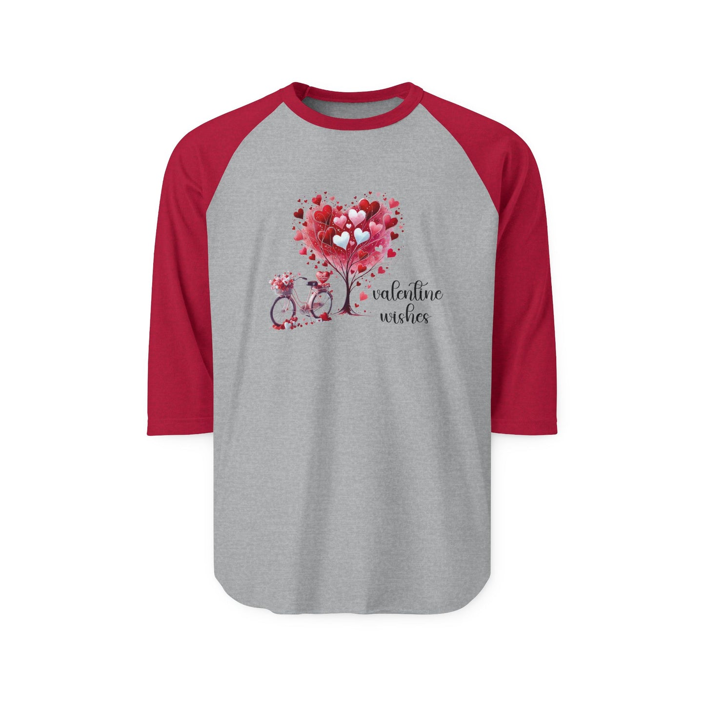 Valentine Wishes Baseball Tee