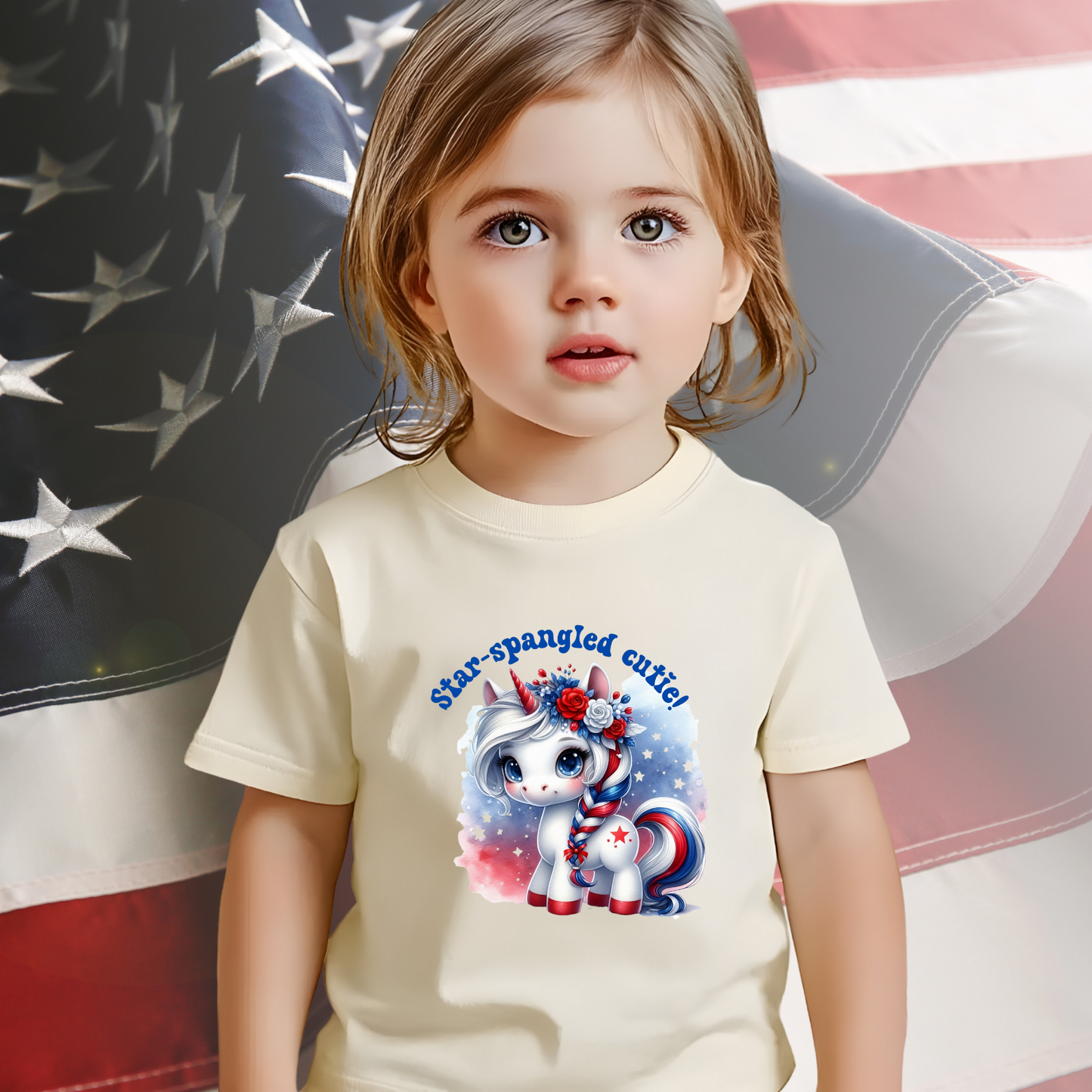 Star-Spangled Cutie Toddler T-Shirt