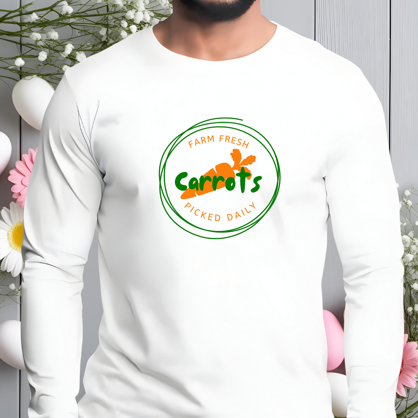 Fresh Carrots Long Sleeve Tee