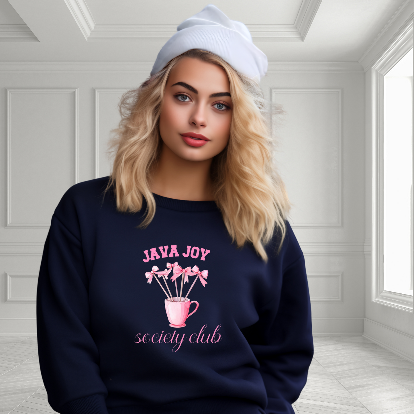 Java Joy Society Club Crewneck Sweatshirt