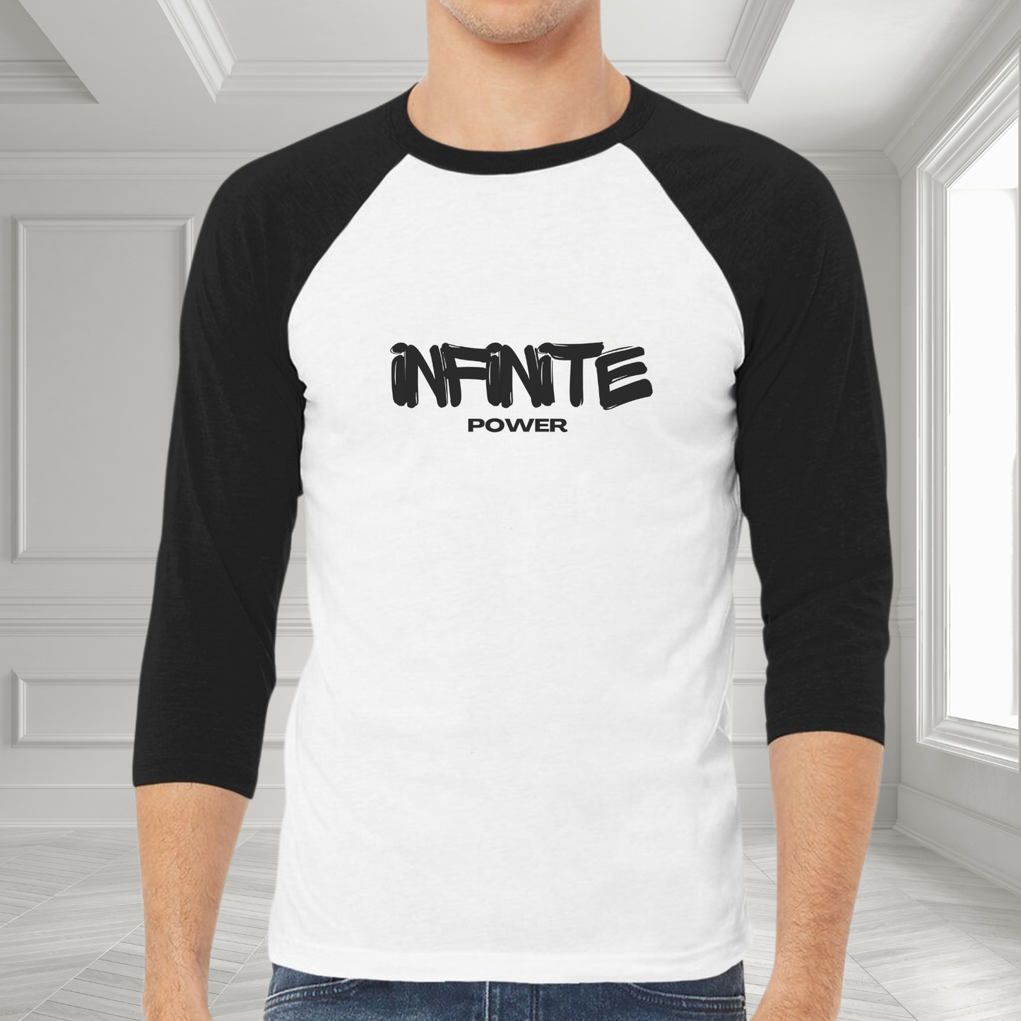 Infinite Power Baseball Tee