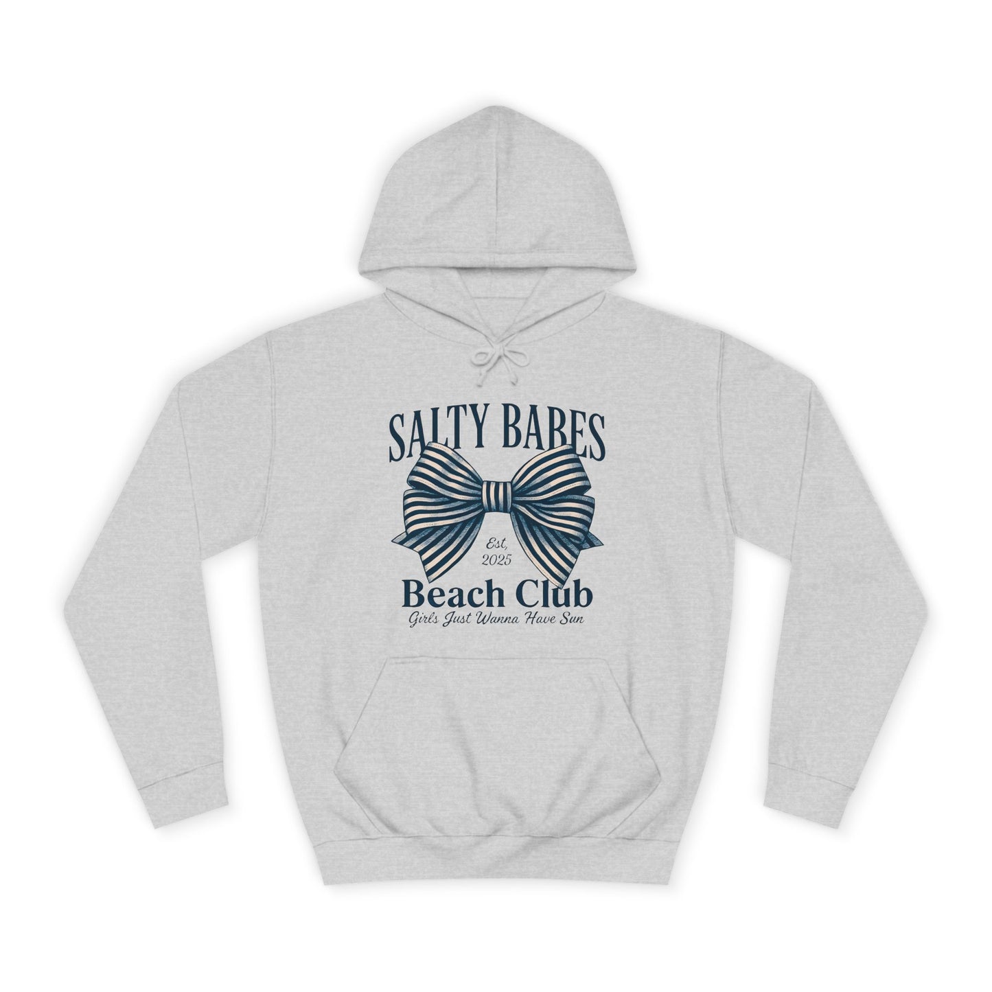 Salty Babes Beach Club Pullover Hoodie