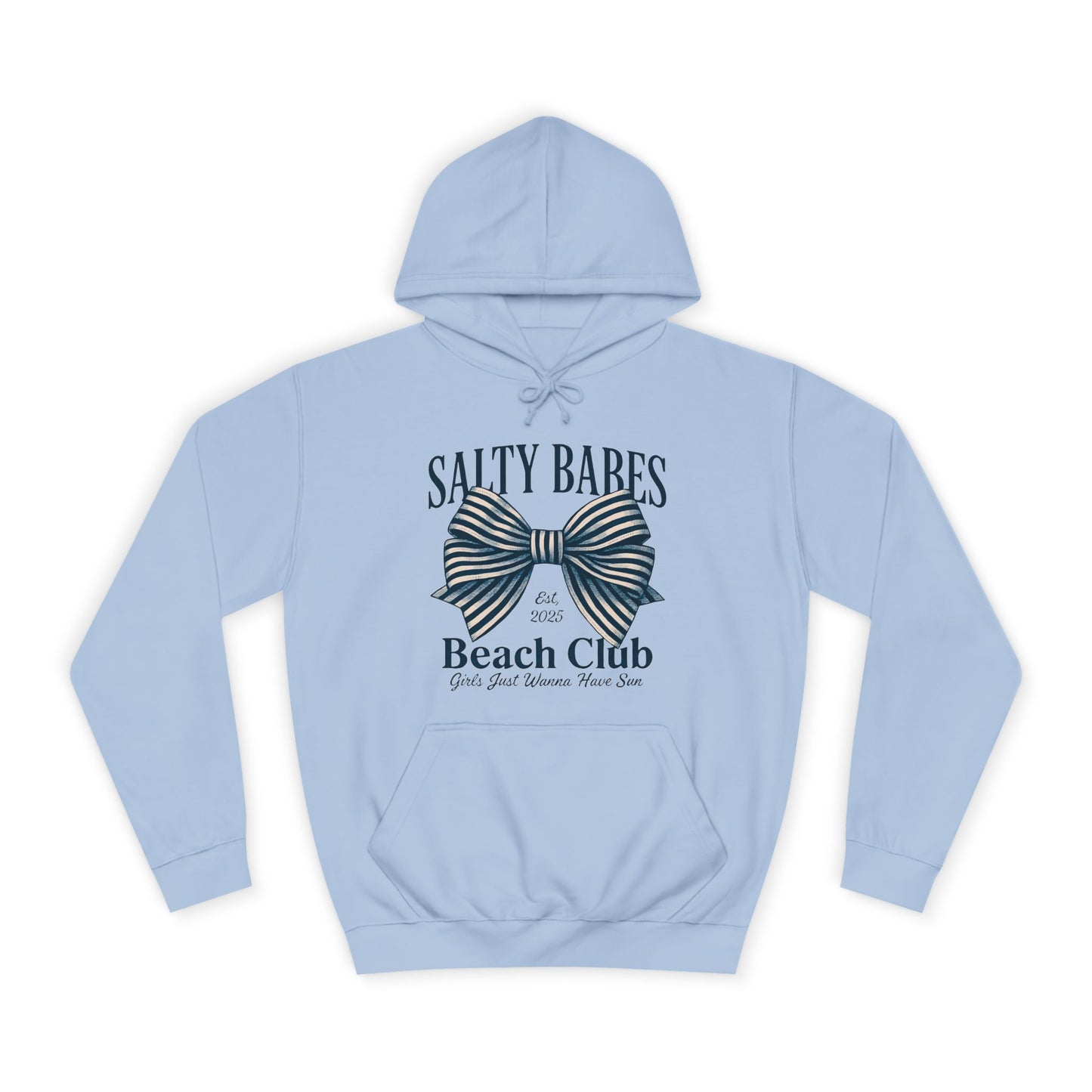 Salty Babes Beach Club Pullover Hoodie