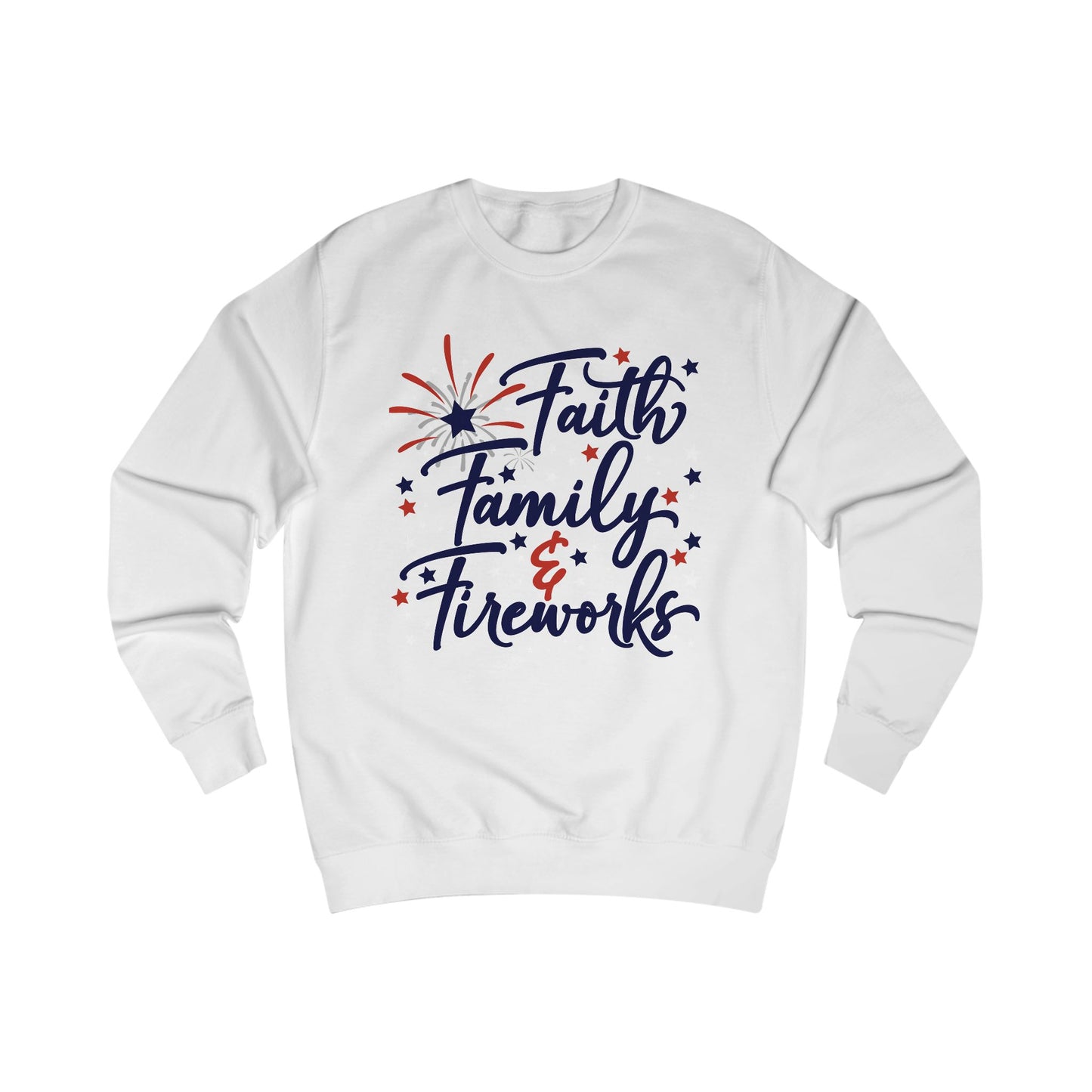 Faith Family Fireworks Crewneck Sweatshirt