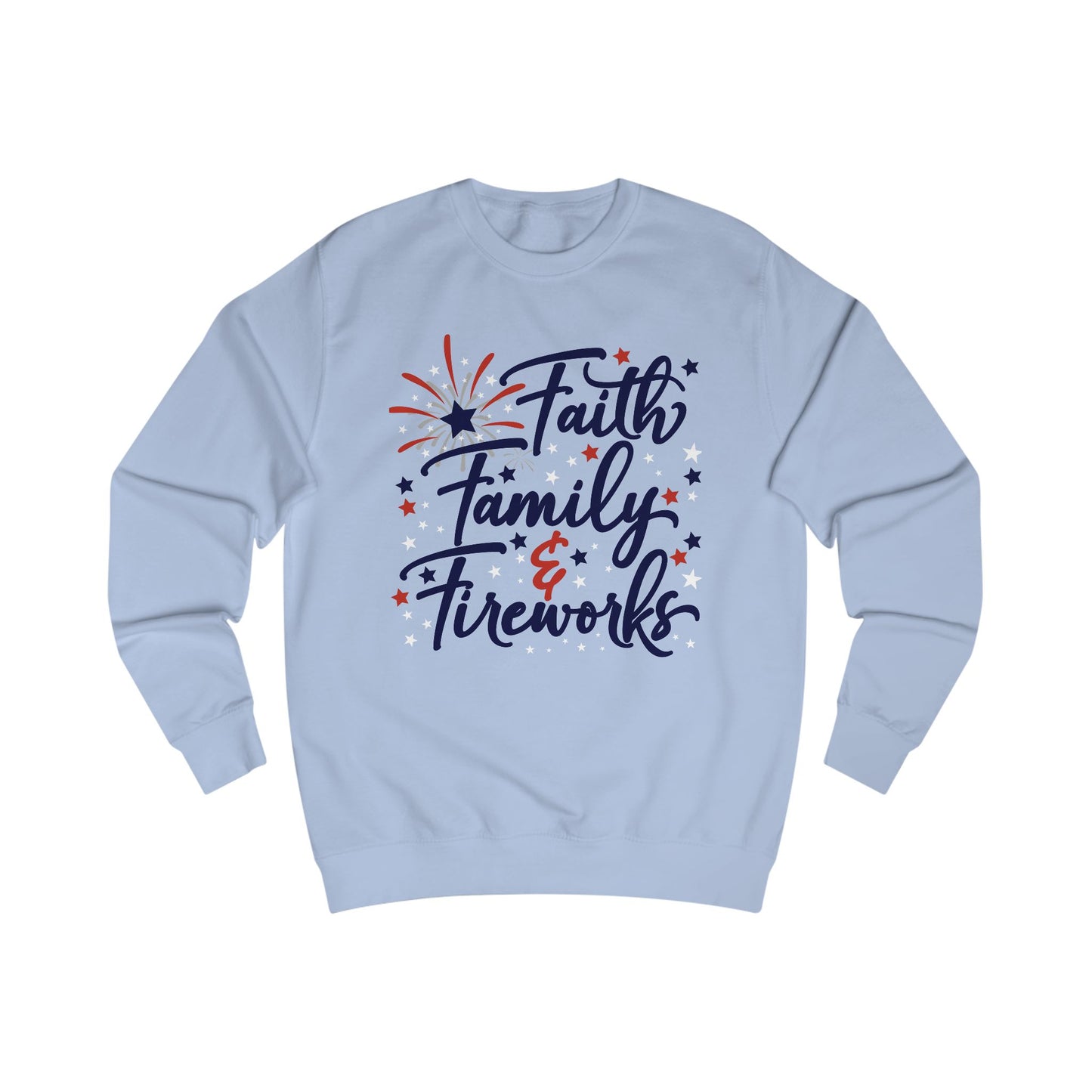 Faith Family Fireworks Crewneck Sweatshirt