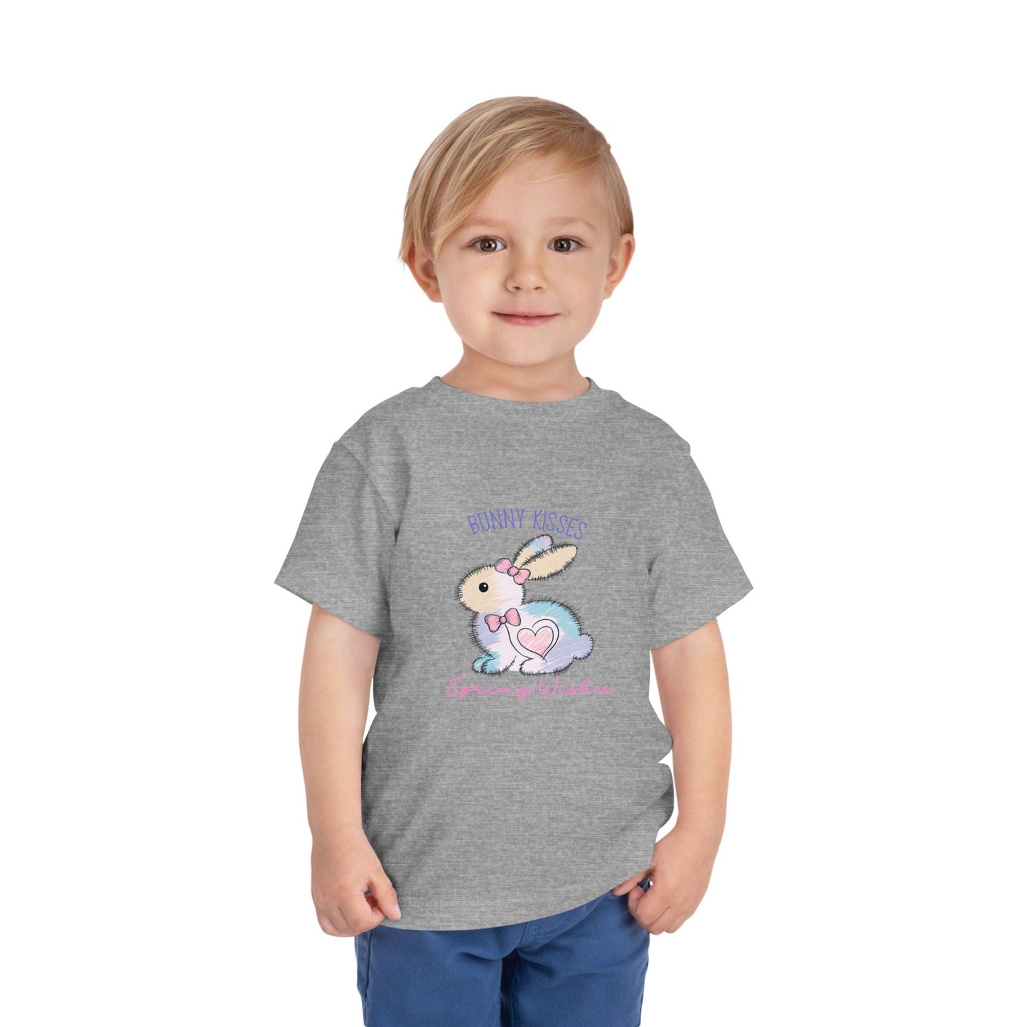 Bunny Kisses, Spring Wishes Toddler T-Shirt