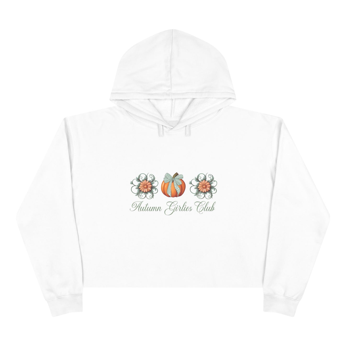 Autumn Girlies Club Cropped Hoodie