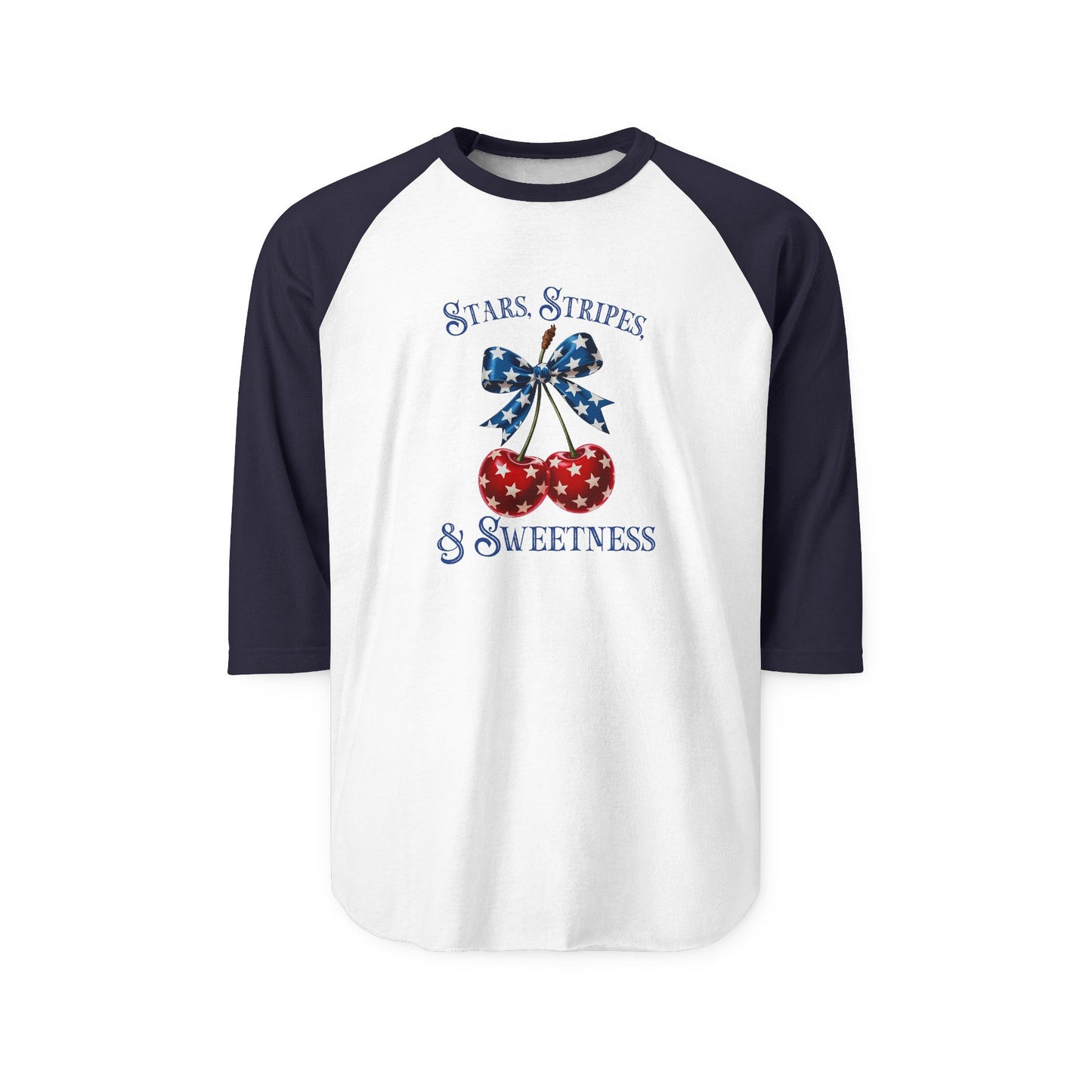 Stars Stripes And Sweetness Baseball Tee