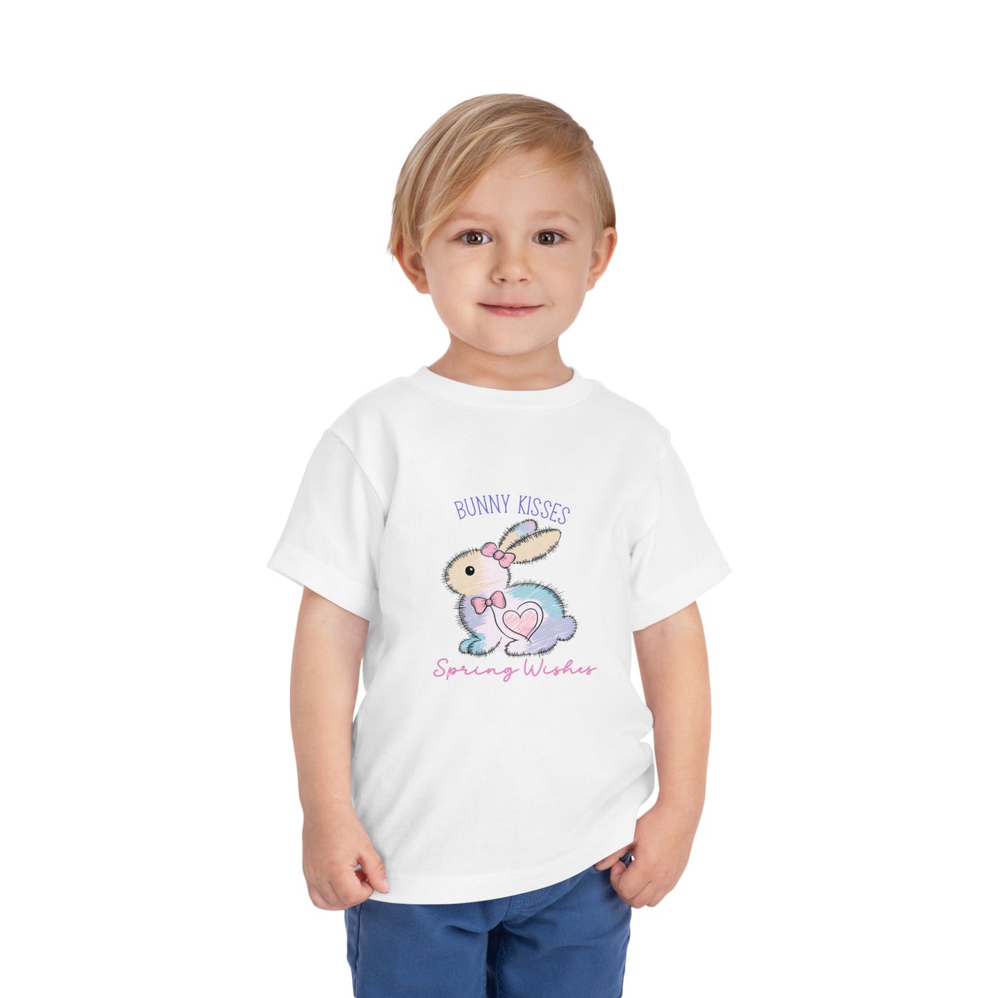 Bunny Kisses, Spring Wishes Toddler T-Shirt