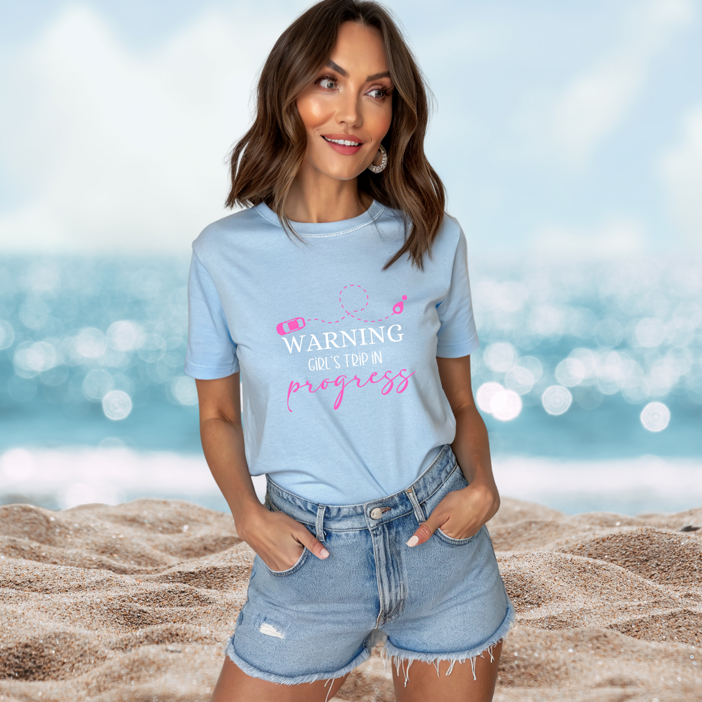 Warning Girls Trip in Progress T-Shirt