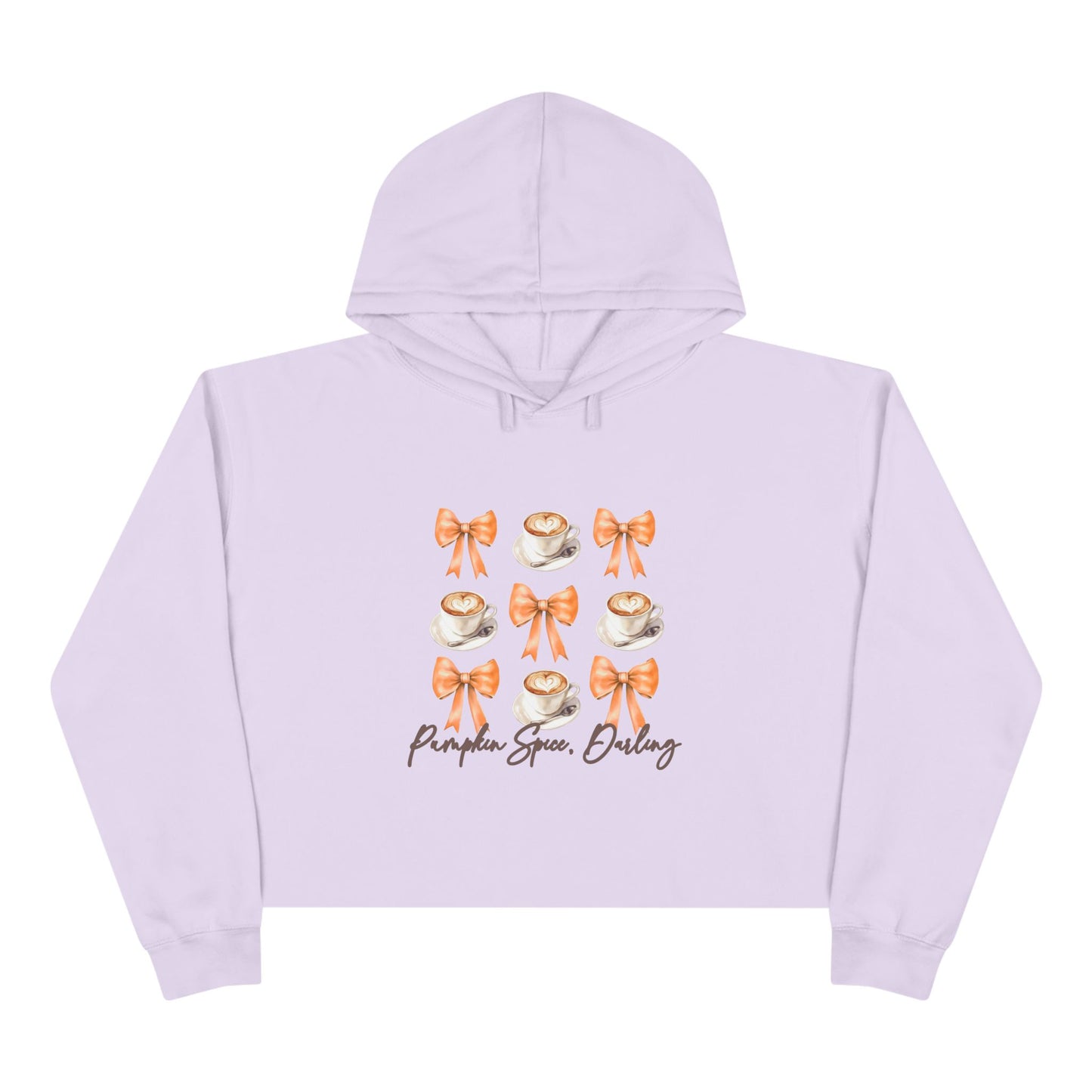 Pumpkin Spice, Darling Crop Hoodie