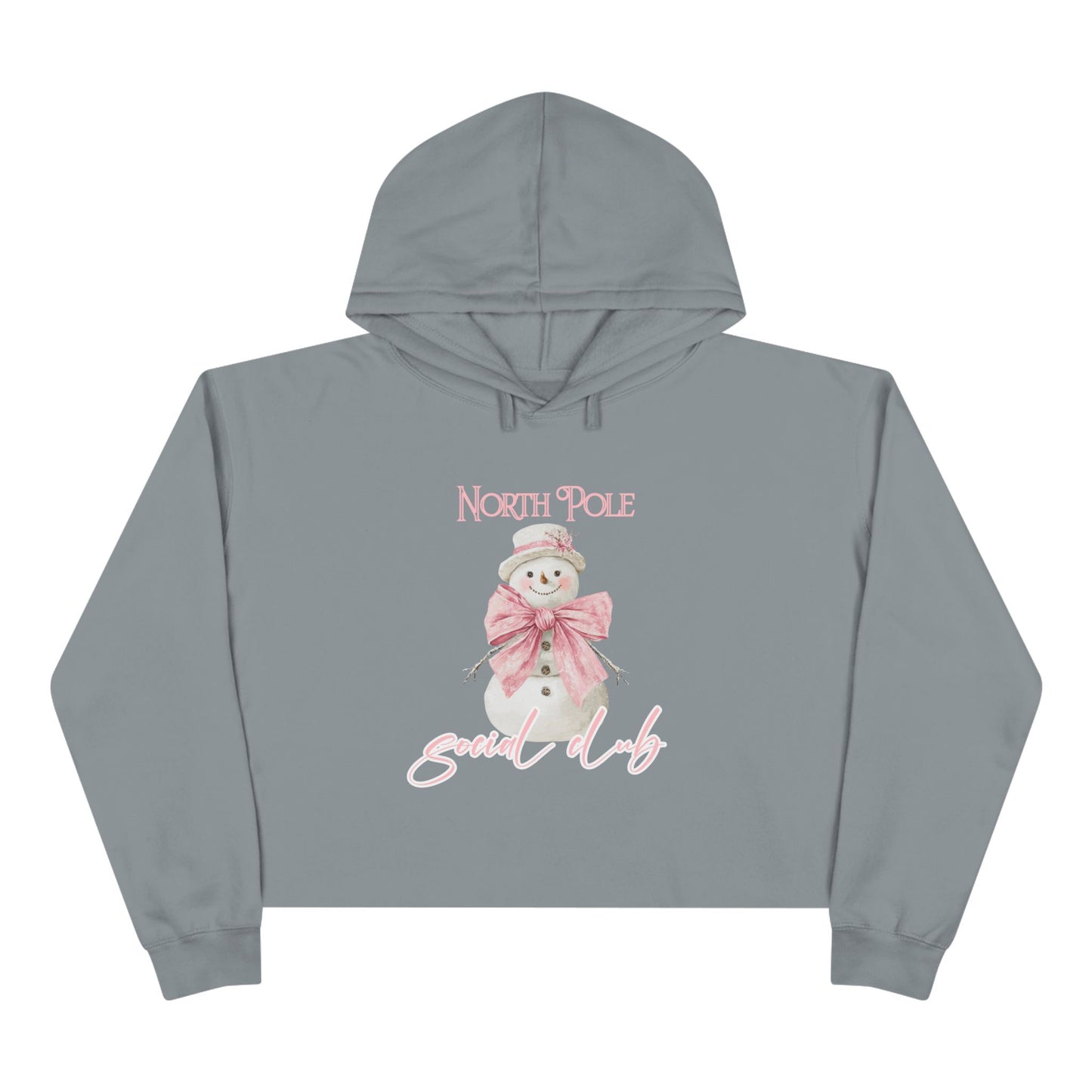 North Pole Social Club Crop Hoodie