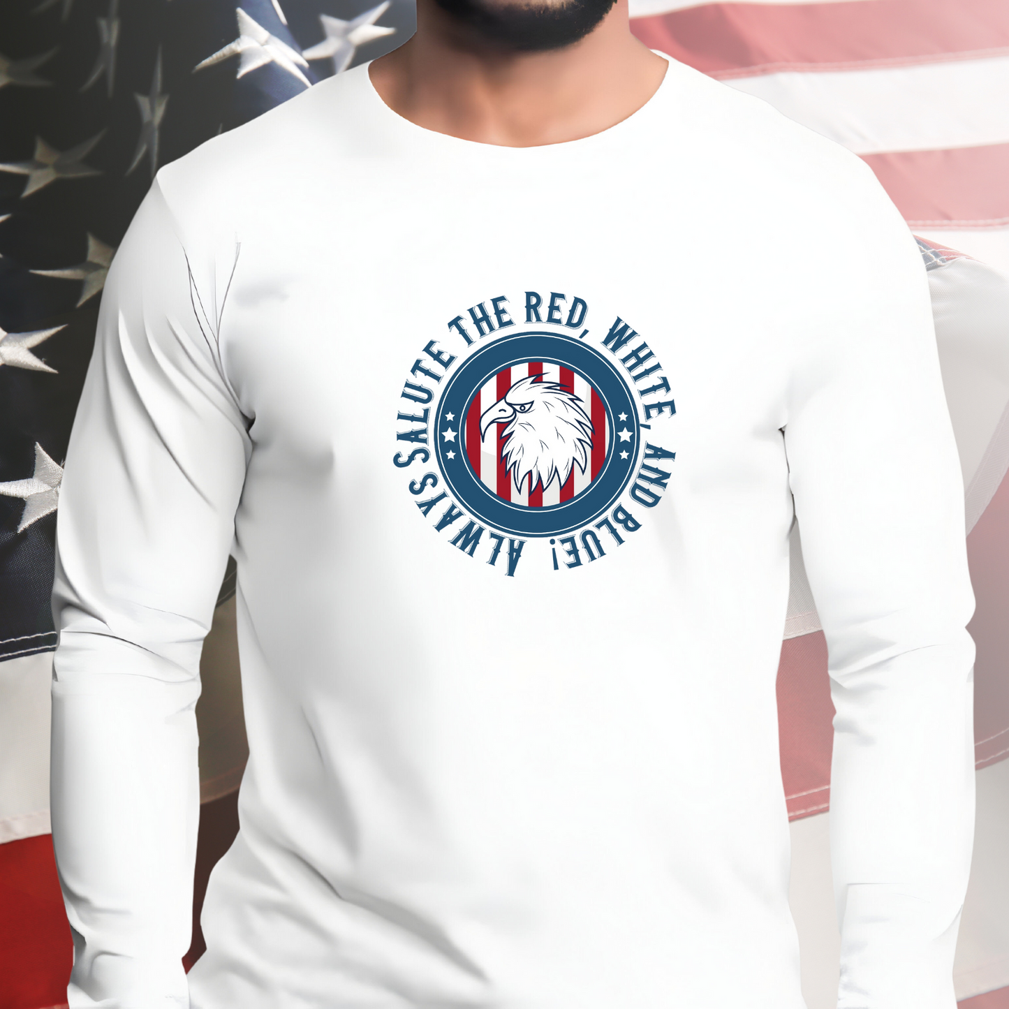 Always Salute Long Sleeve Tee