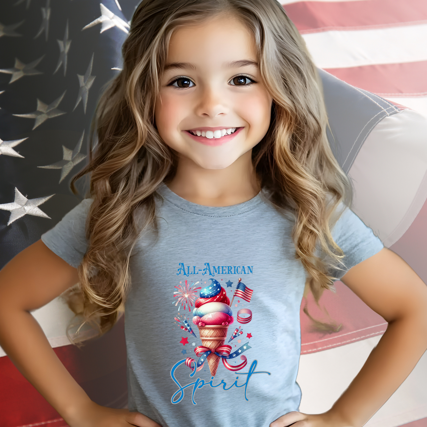All-American Spirit Kid's T-Shirt