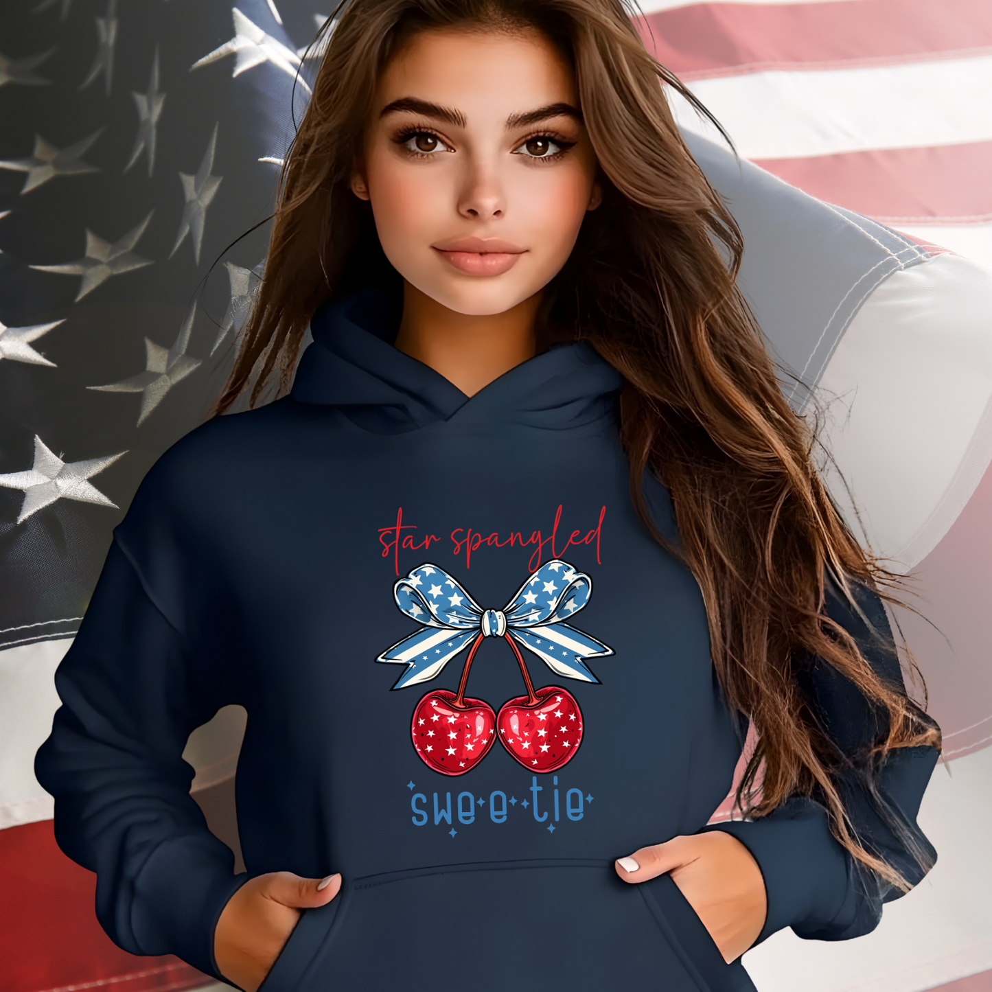 Star-Spangled Sweetie Pullover Hoodie