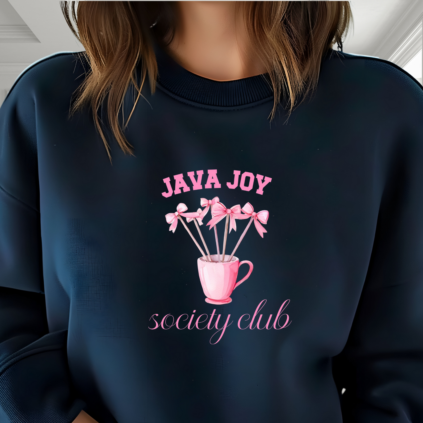 Java Joy Society Club Crewneck Sweatshirt