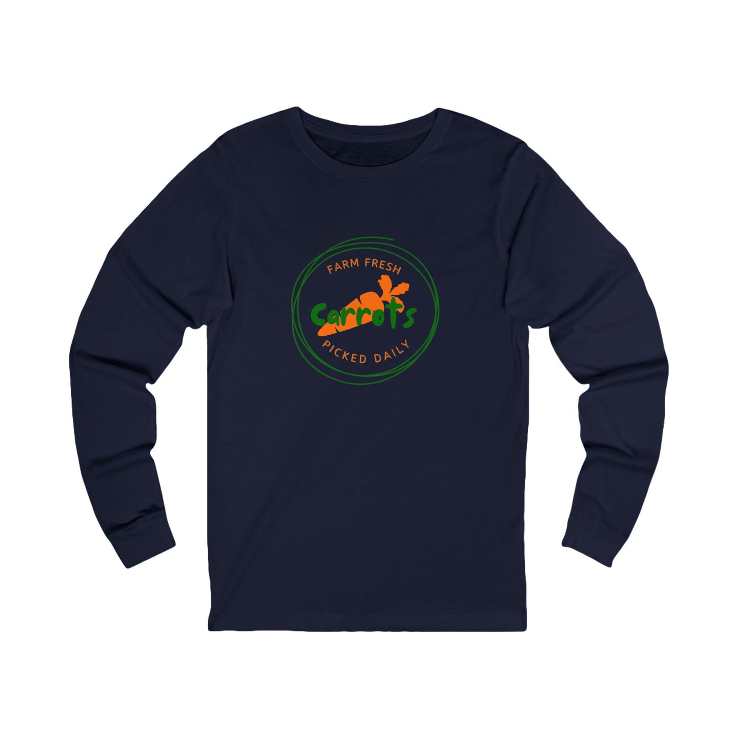 Fresh Carrots Long Sleeve Tee