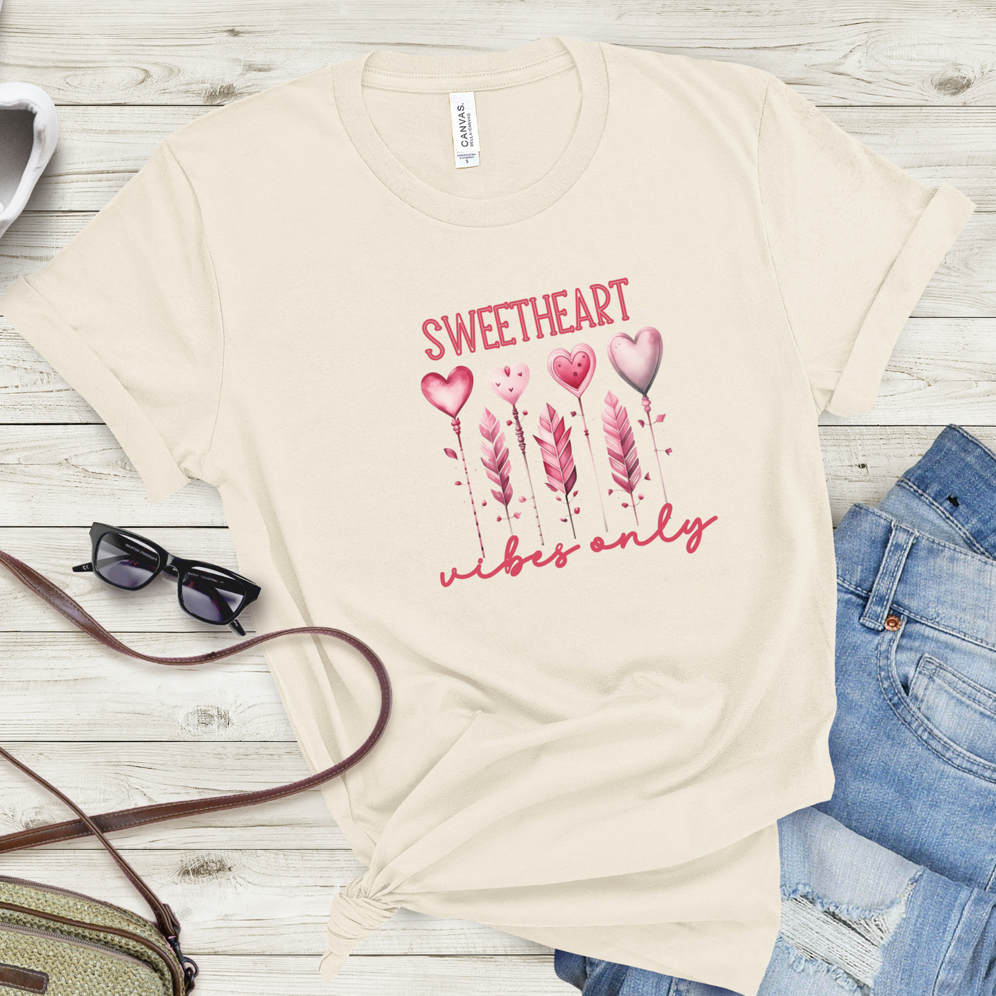 Sweetheart Vibes Only T-Shirt