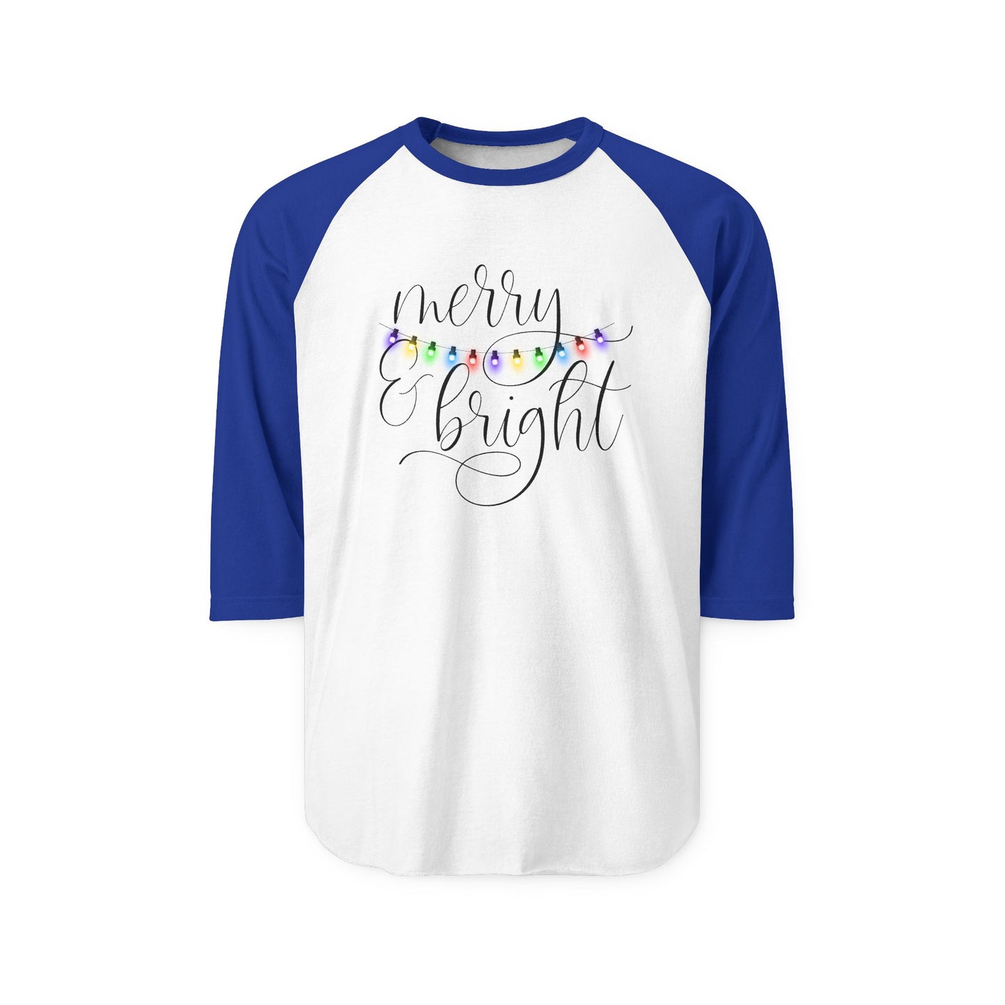 Merry & Bright Baseball Tee