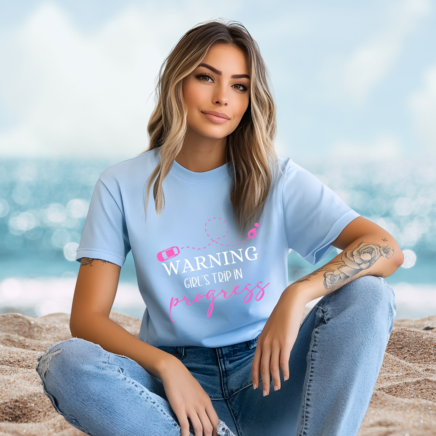 Warning Girls Trip in Progress T-Shirt