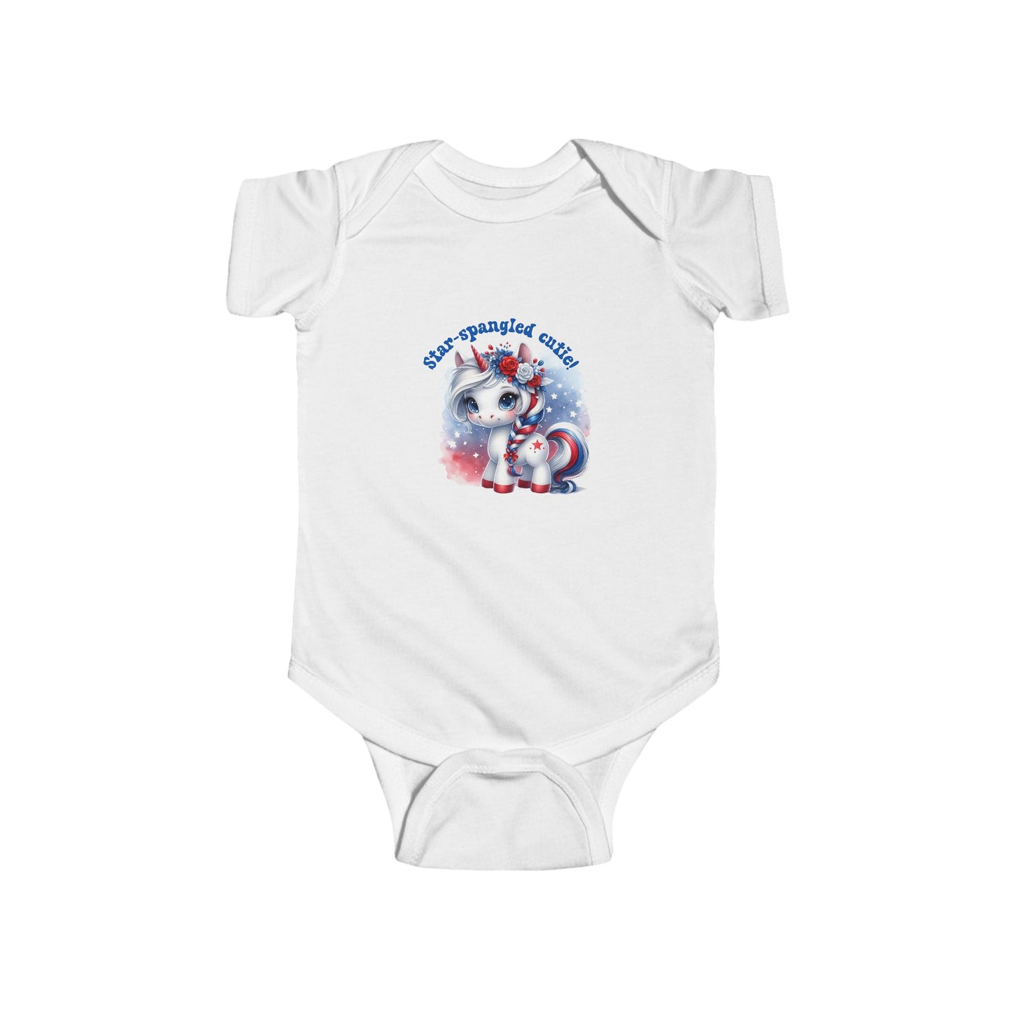 Star-Spangled Cutie Infant Short Sleeve Onesie