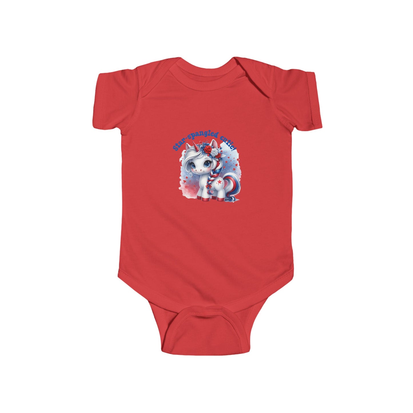 Star-Spangled Cutie Infant Short Sleeve Onesie