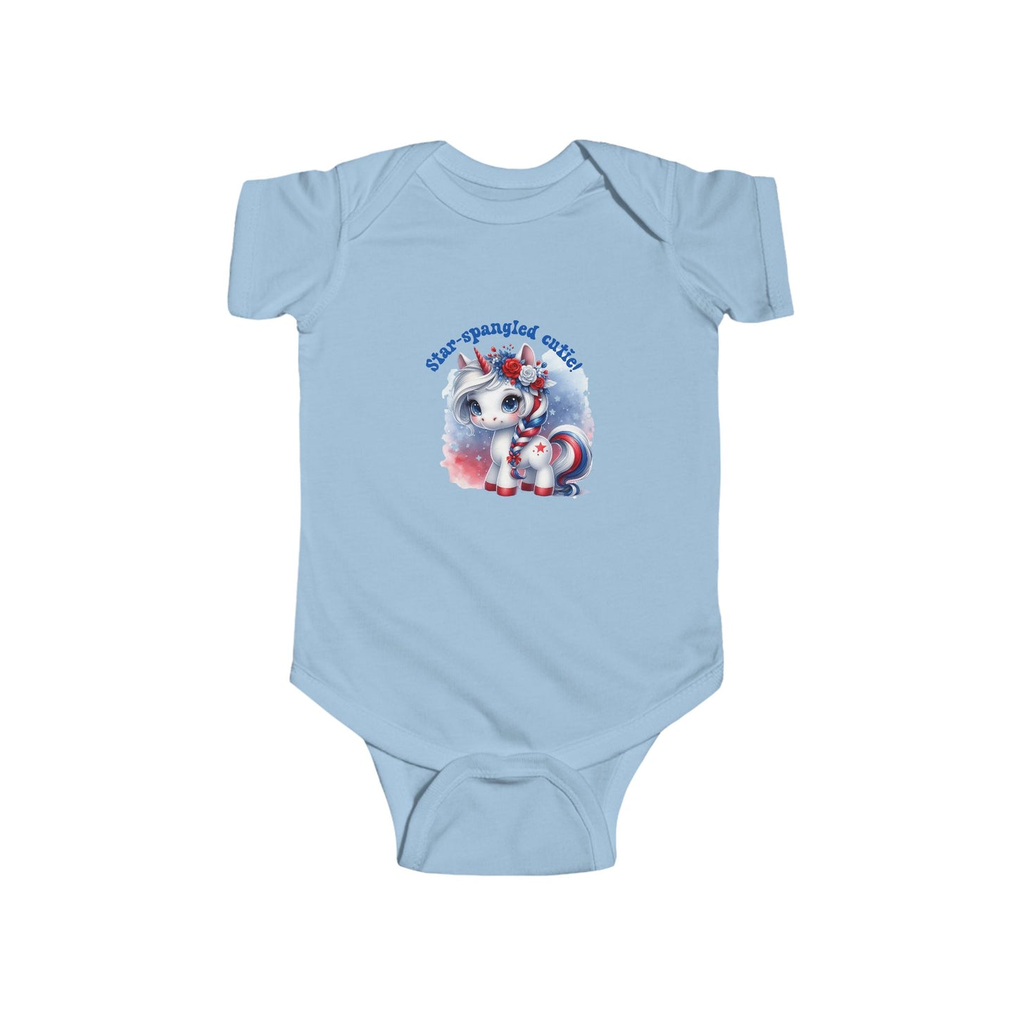 Star-Spangled Cutie Infant Short Sleeve Onesie
