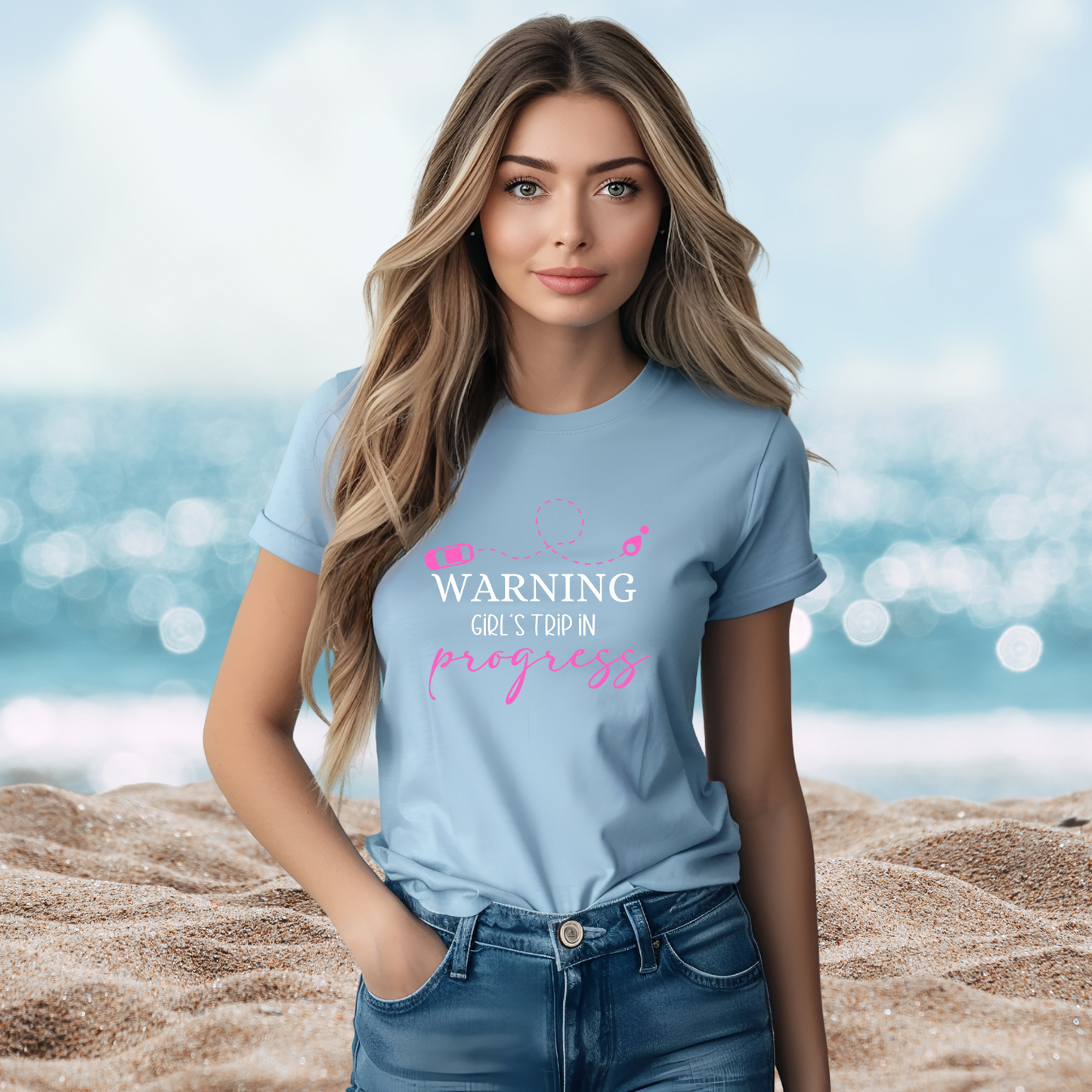 Warning Girls Trip in Progress T-Shirt