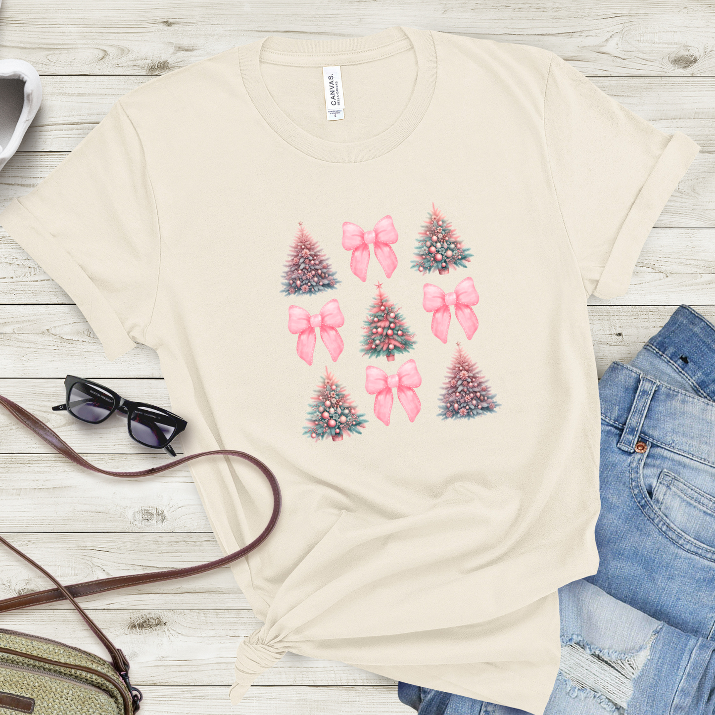 Coquette Christmas Tree T-Shirt