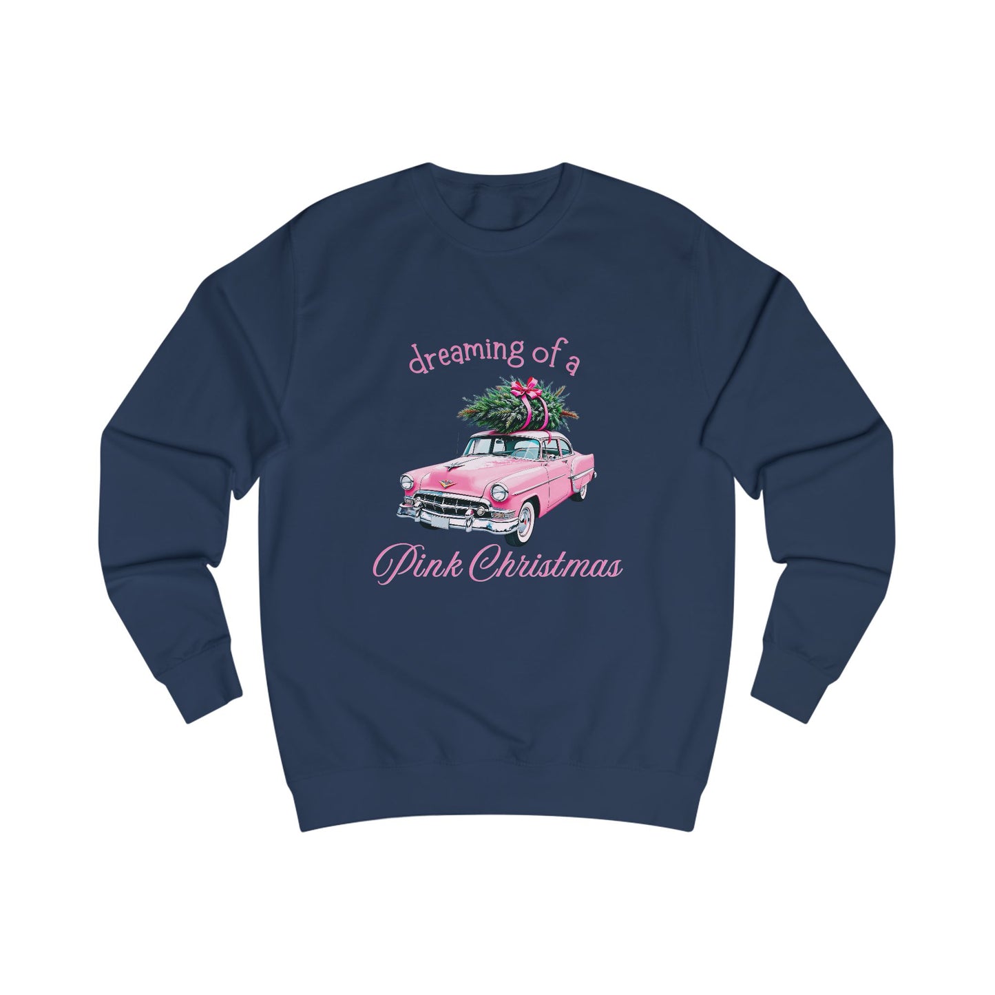 Dreaming Of A Pink Christmas Crewneck Sweatshirt