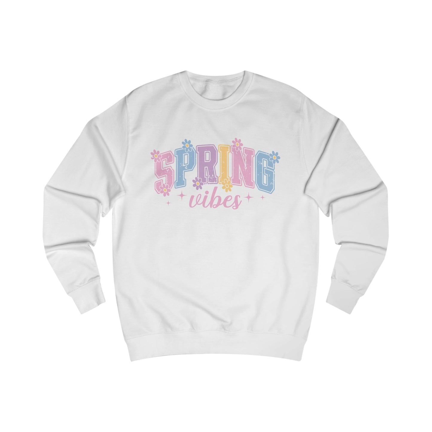 Varsity Spring Vibes Crewneck Sweatshirt