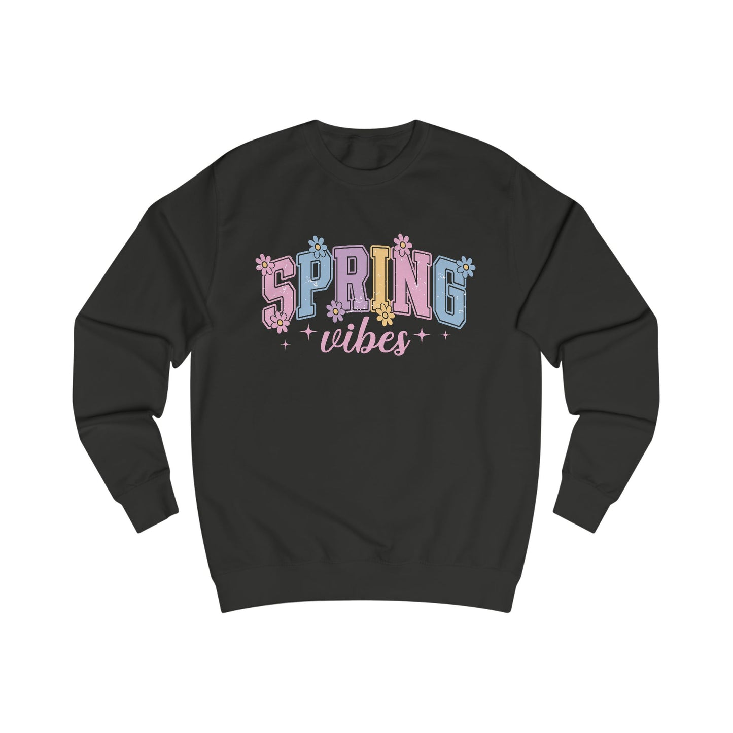 Varsity Spring Vibes Crewneck Sweatshirt
