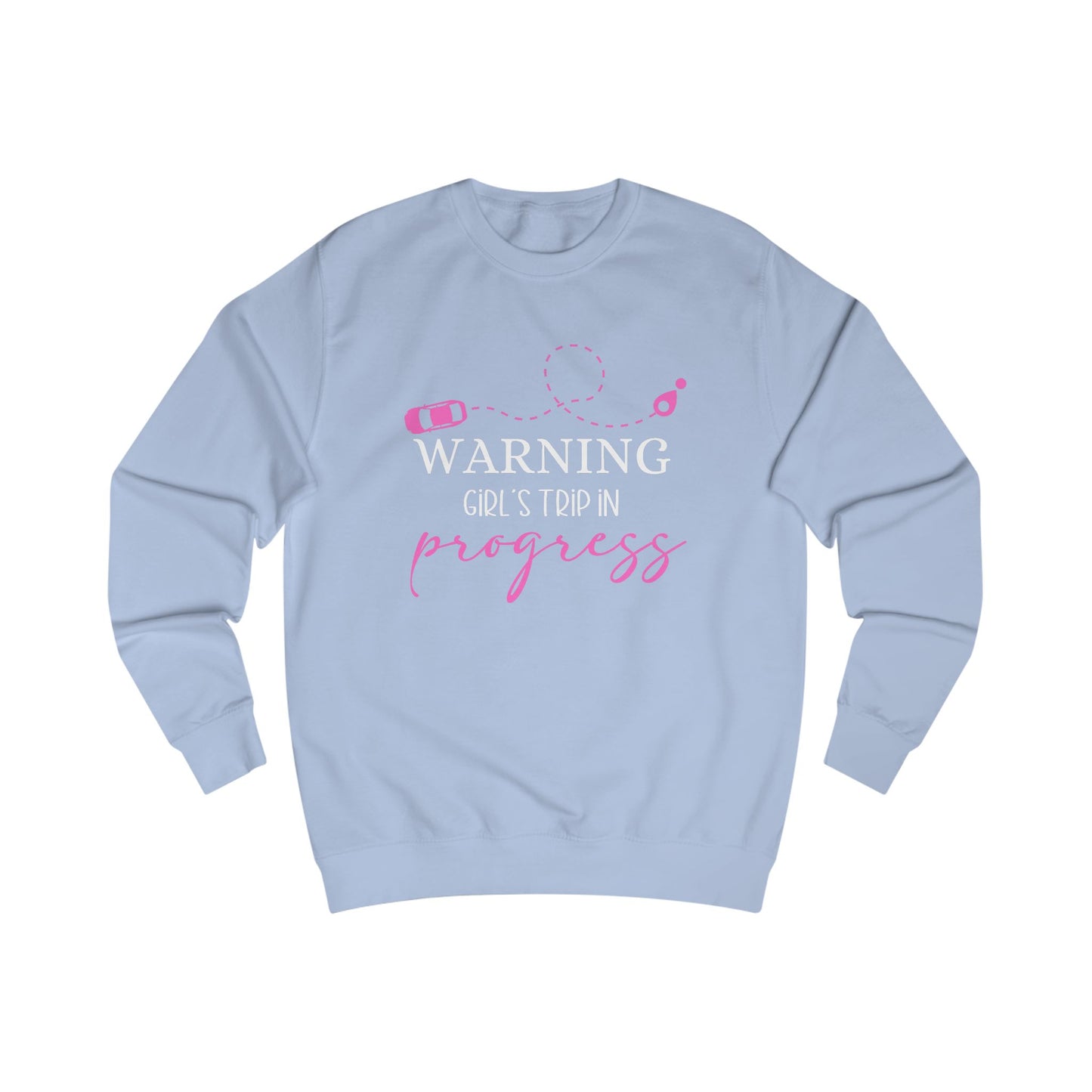 Warning Girls Trip in Progress Crewneck Sweatshirt