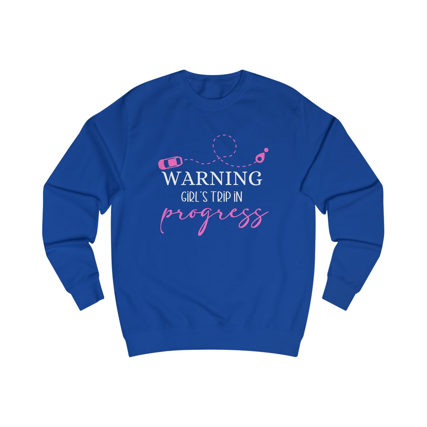 Warning Girls Trip in Progress Crewneck Sweatshirt
