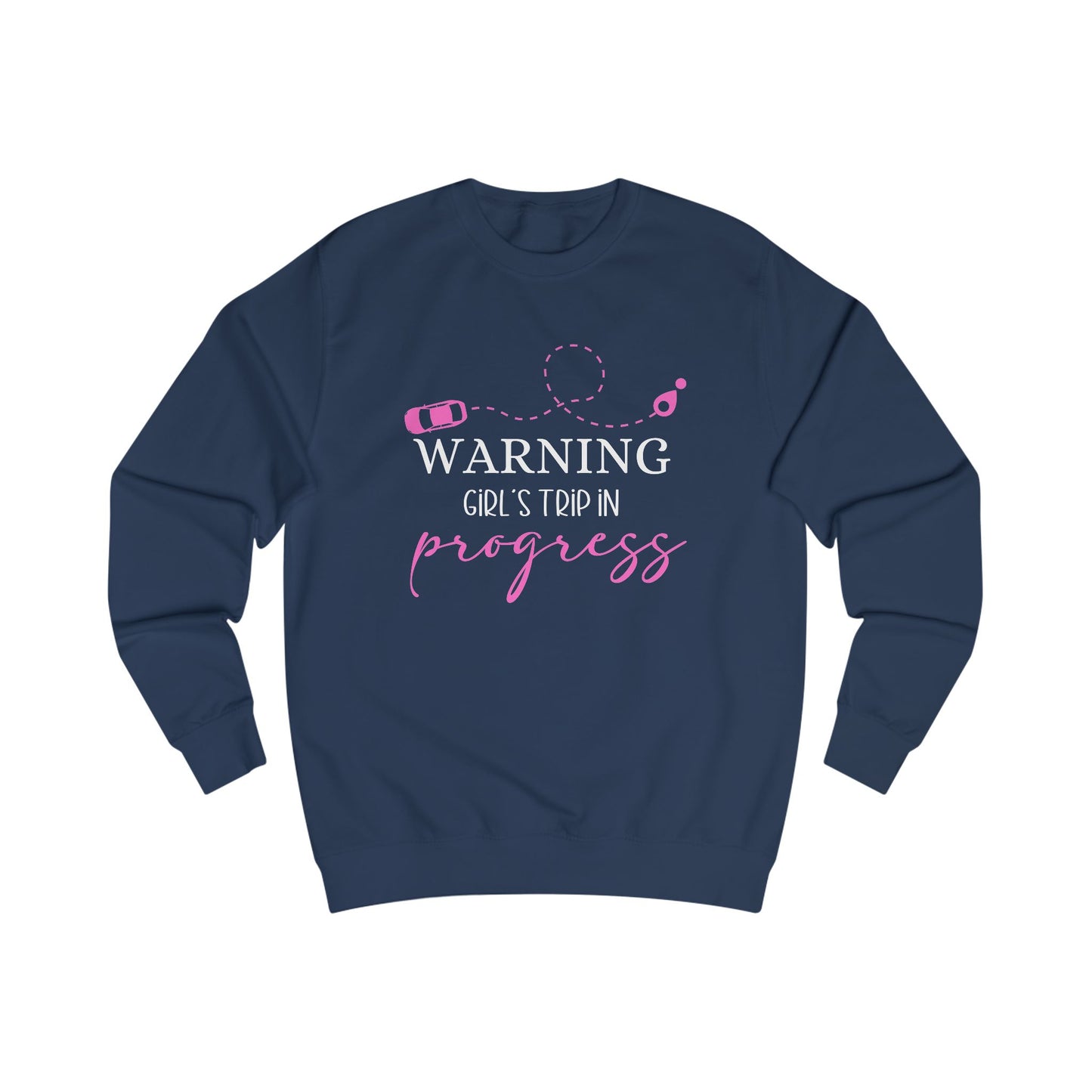 Warning Girls Trip in Progress Crewneck Sweatshirt