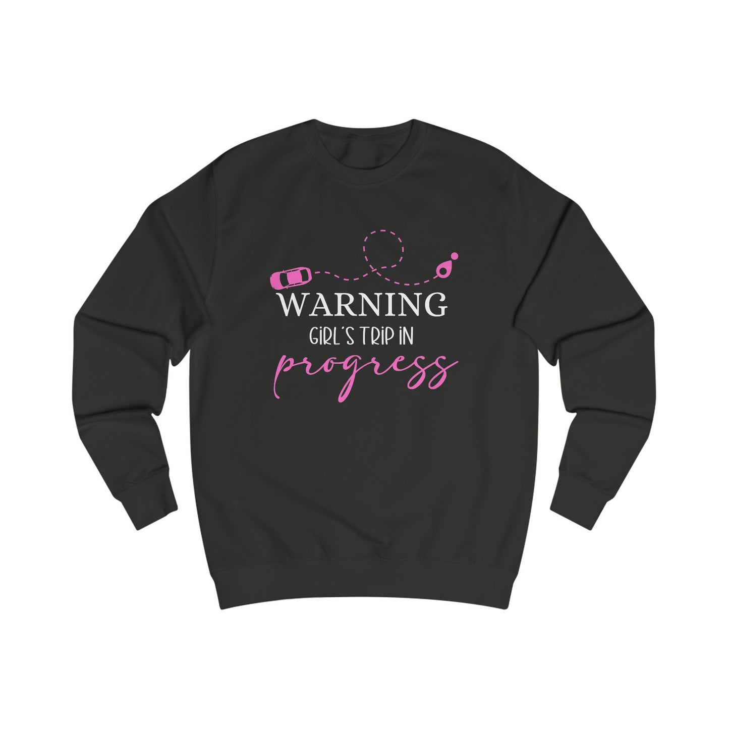 Warning Girls Trip in Progress Crewneck Sweatshirt