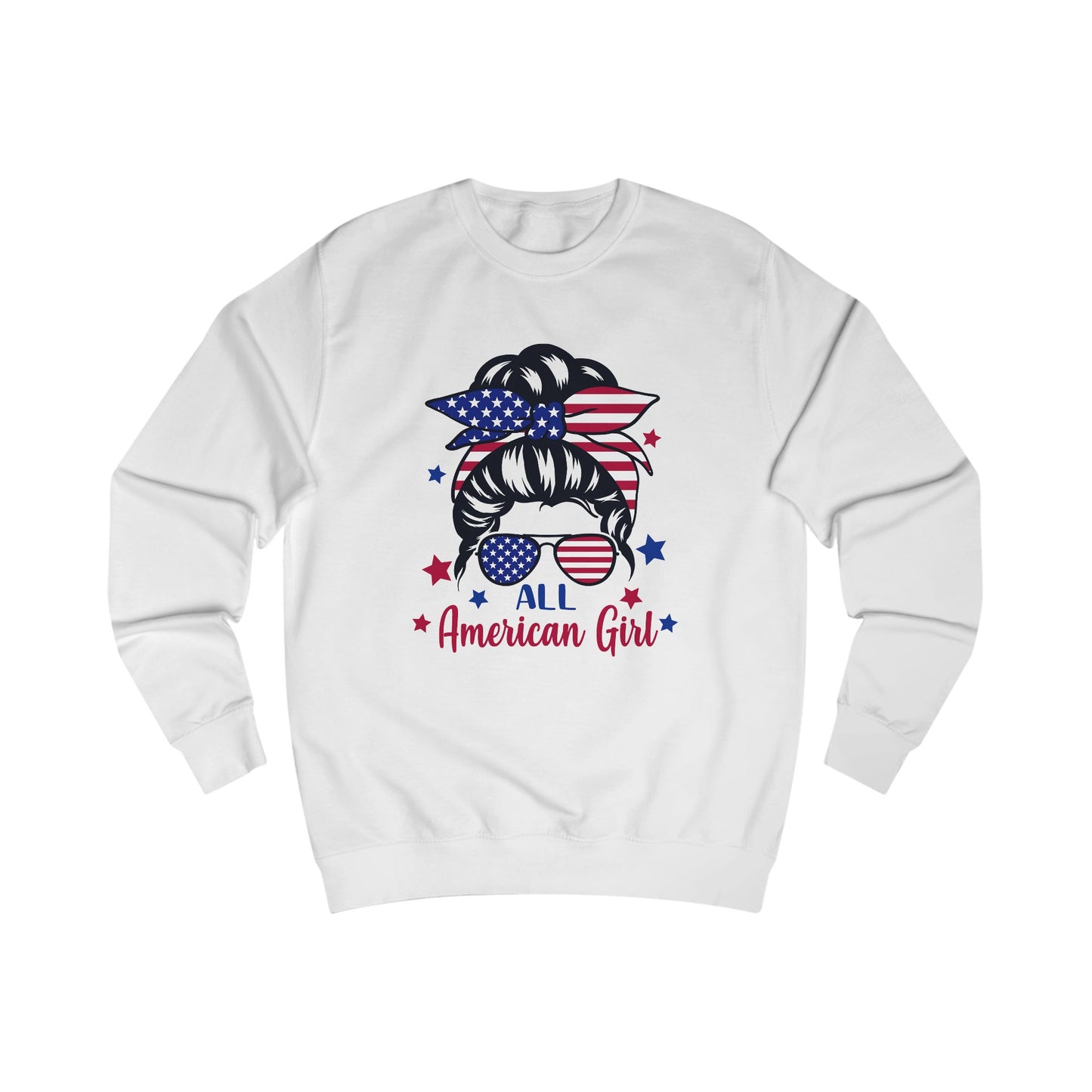 All American Girl Crewneck Sweatshirt