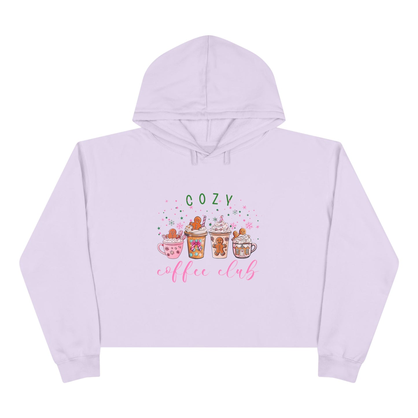 Cozy Coffee Club Crop Hoodie