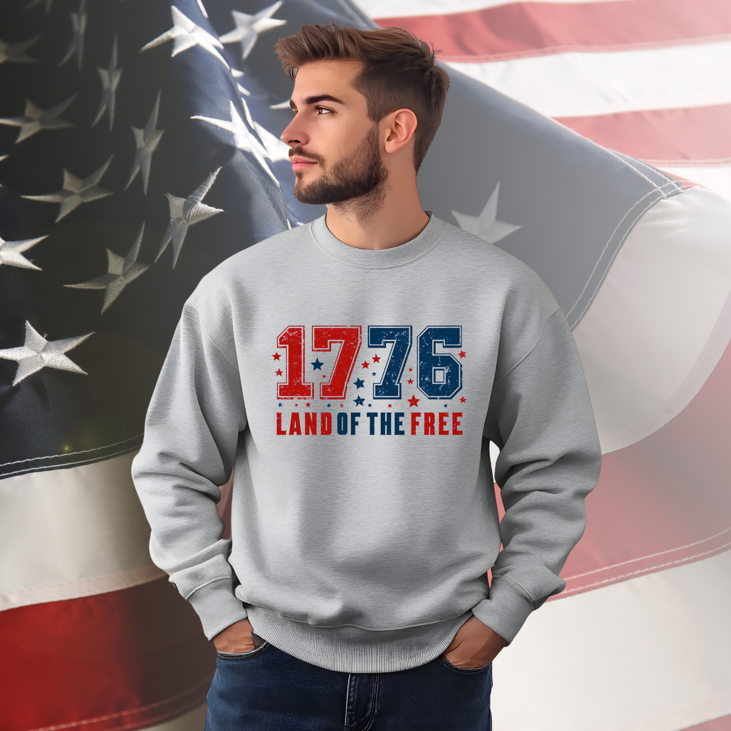 Land of the Free Crewneck Sweatshirt